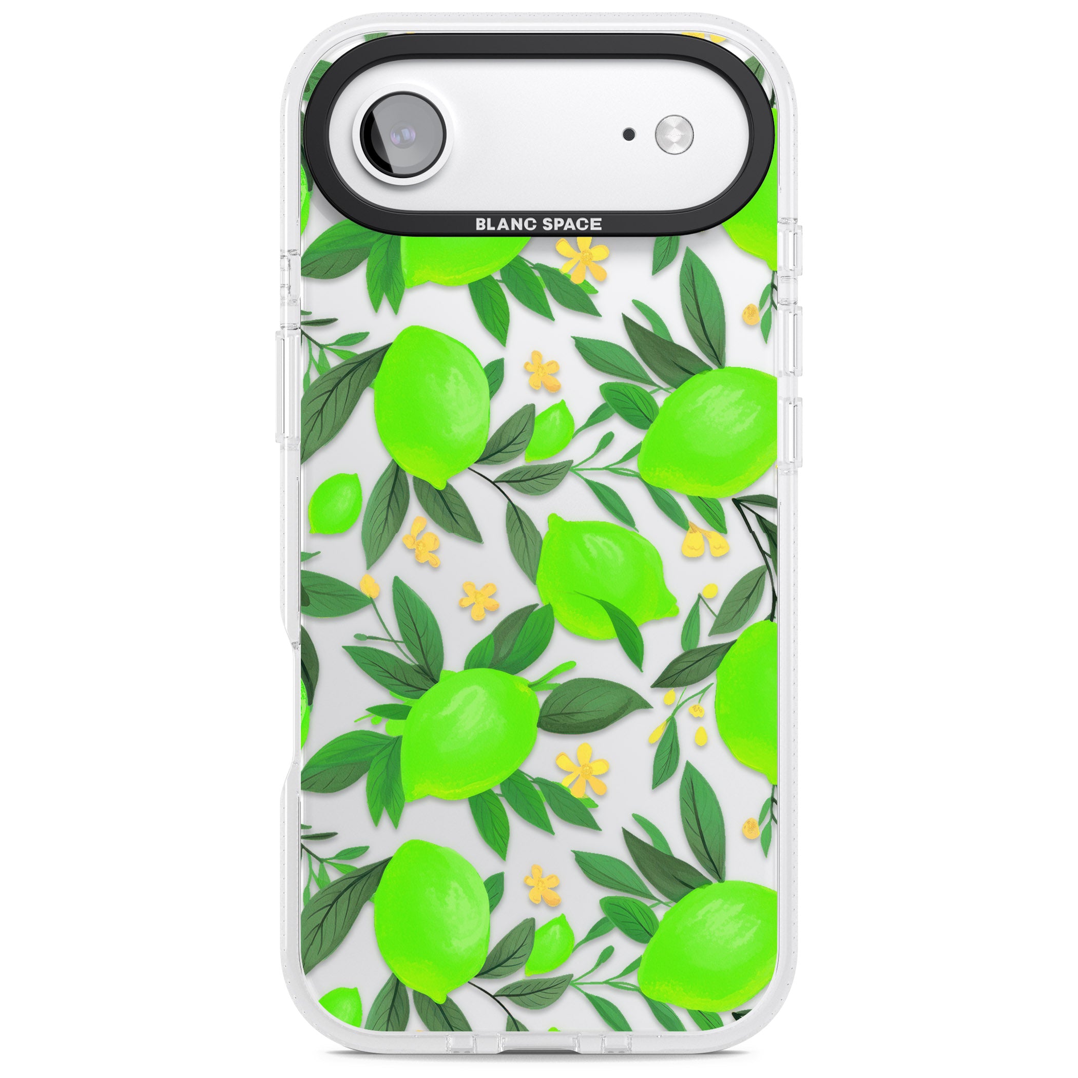 Lime Pattern iPhone 17 Air Impact Air Clear Phone Case