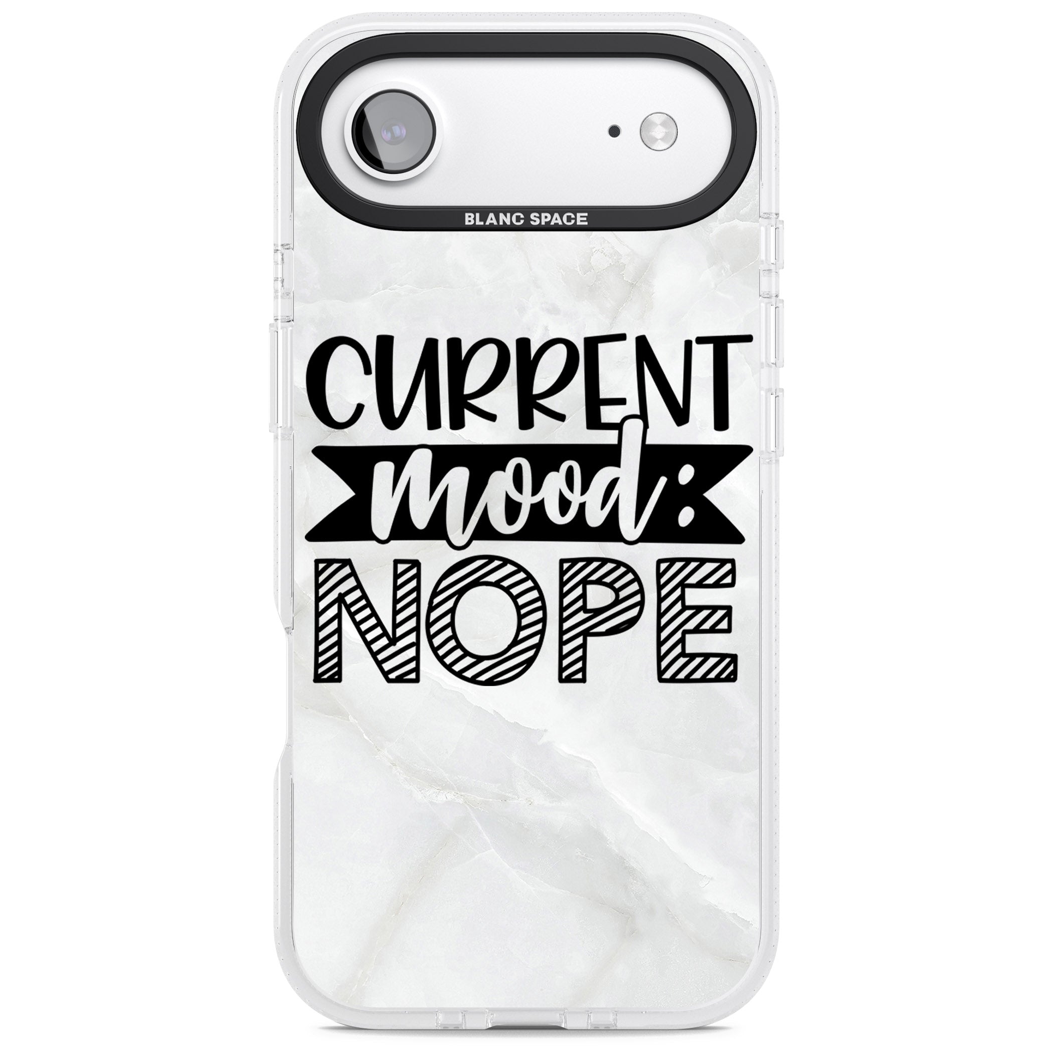 Current Mood Nope iPhone 17 Air Impact Air Clear Phone Case