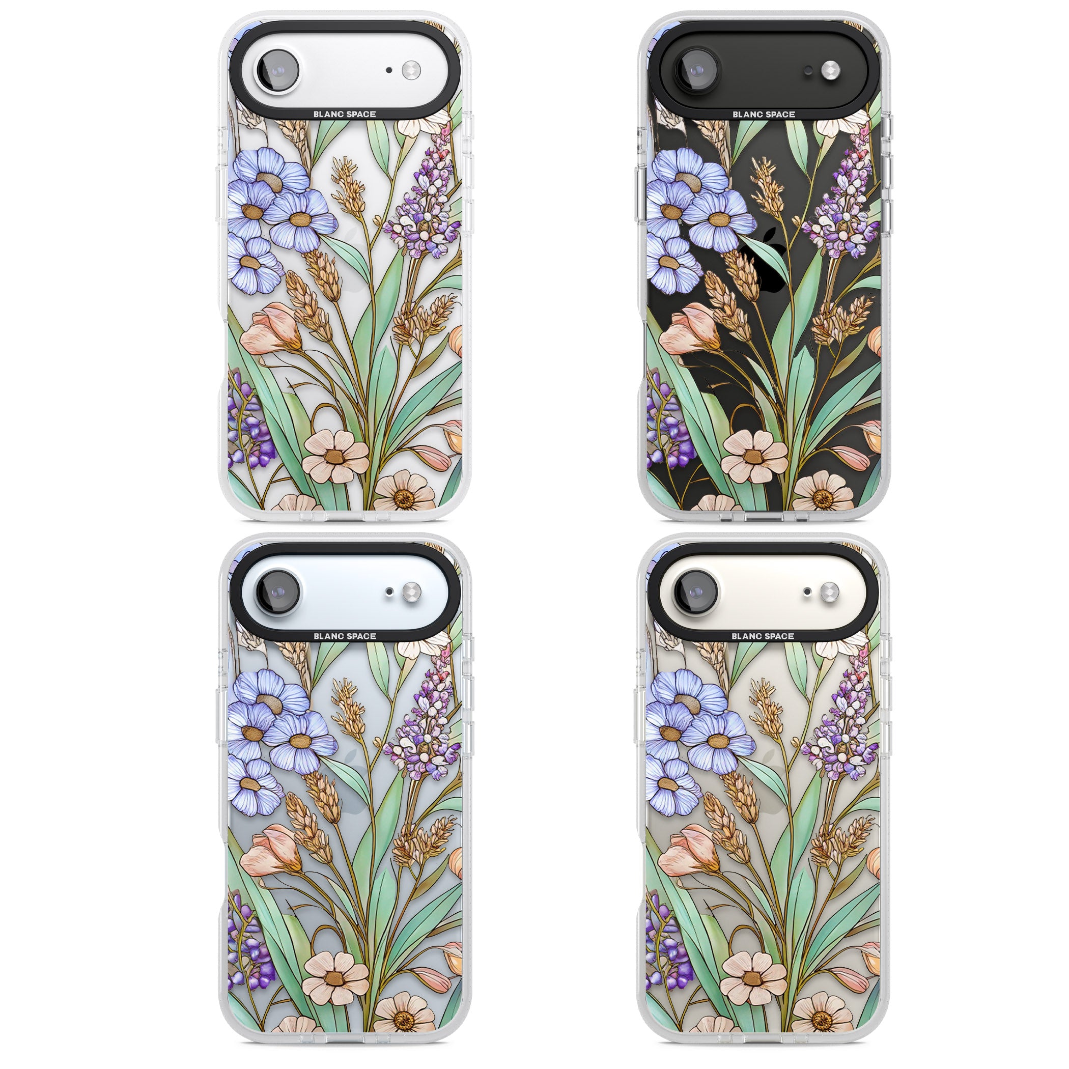 Glass Lavenders & Daisies iPhone 17 Air Impact Air Clear Phone Case APT Impact Protection