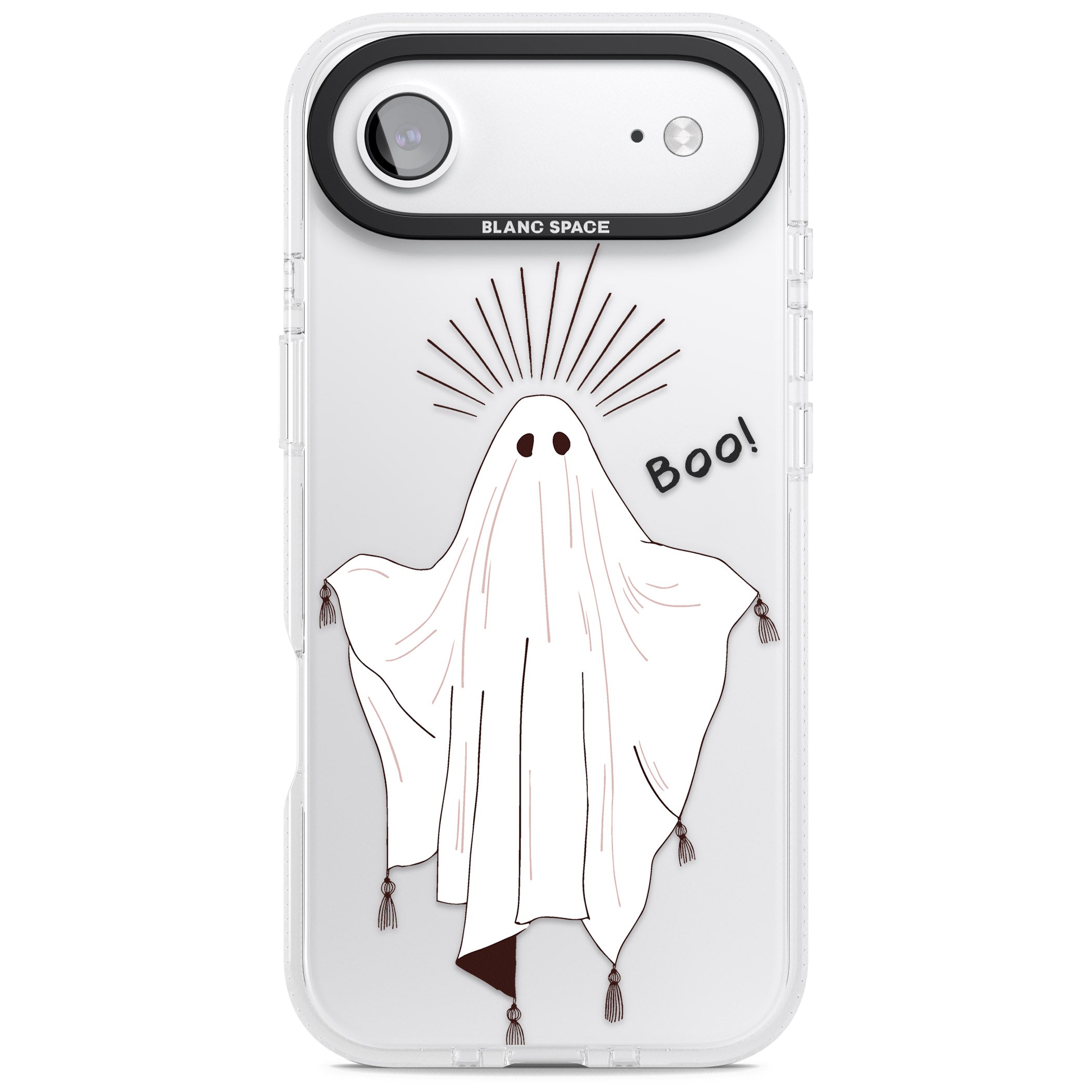 Boo! iPhone 17 Air Impact Air Clear Phone Case