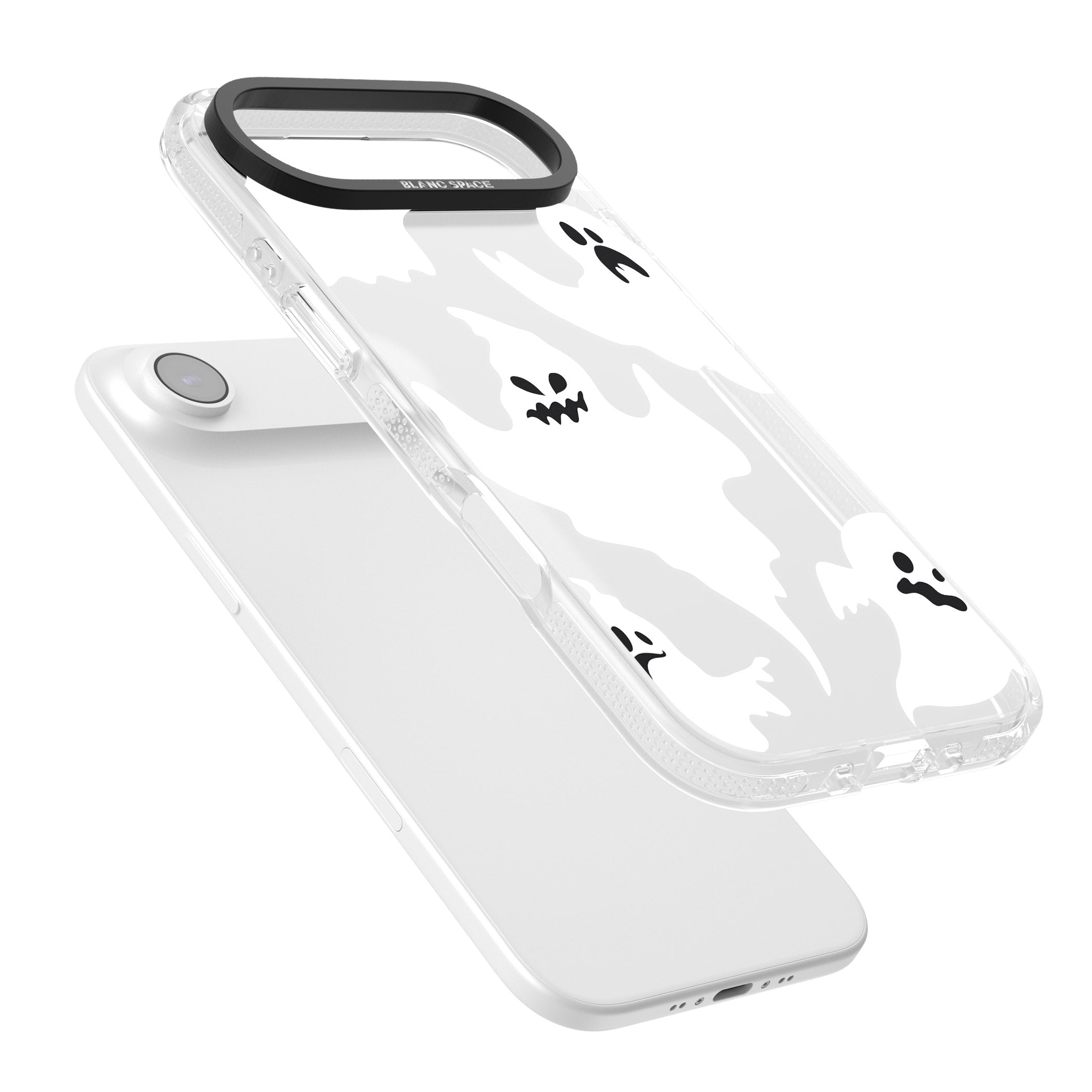 Ghost Pattern iPhone 17 Air Impact Air Clear Phone Case Colours