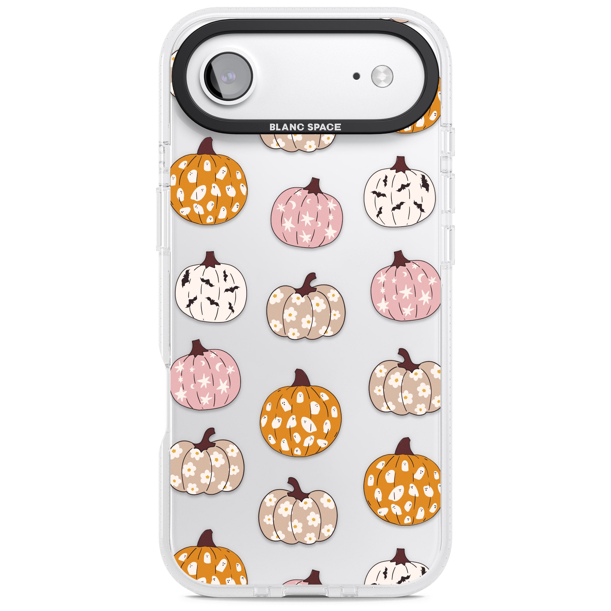 Floral Pumpkins iPhone 17 Air Impact Air Clear Phone Case