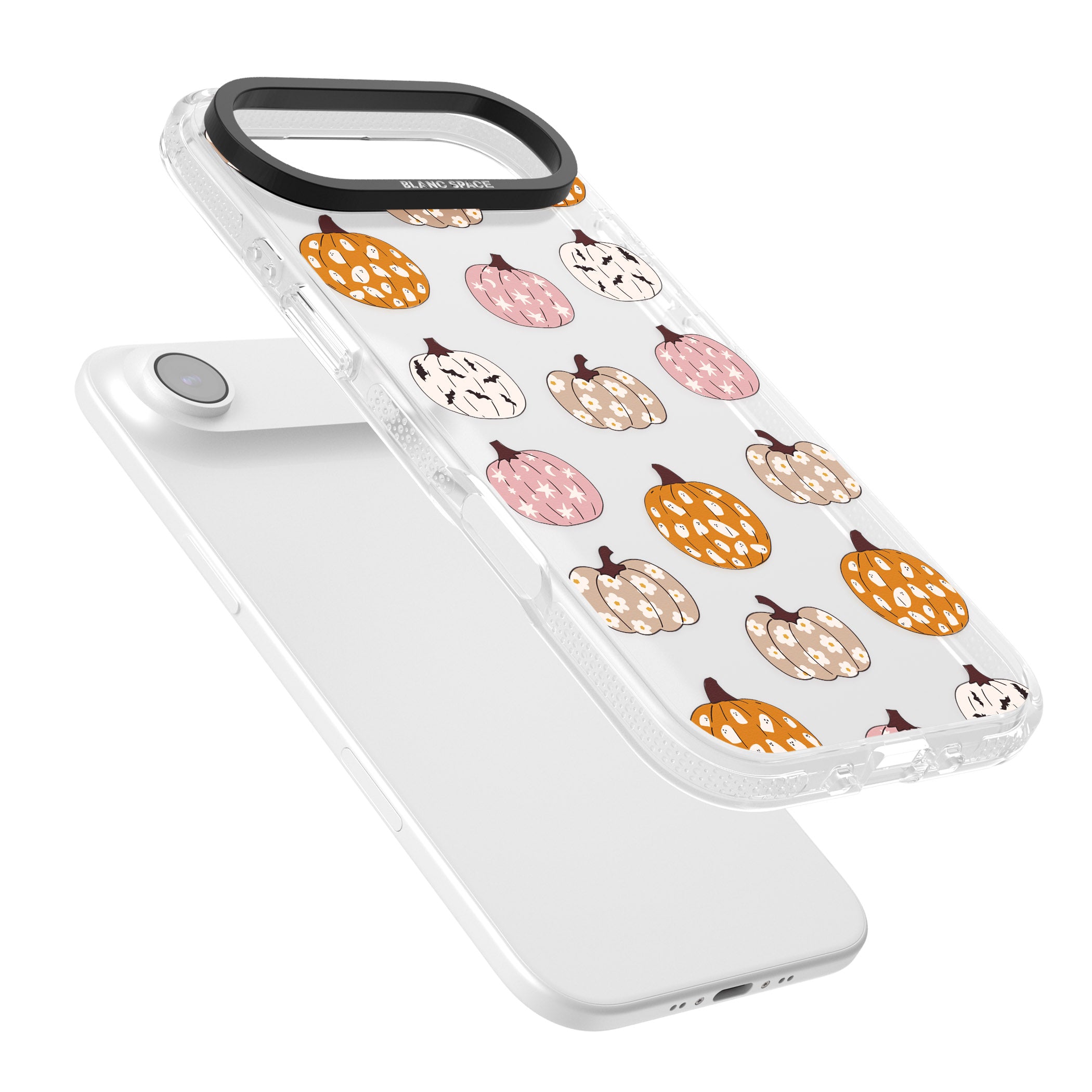 Floral Pumpkins iPhone 17 Air Impact Air Clear Phone Case Colours