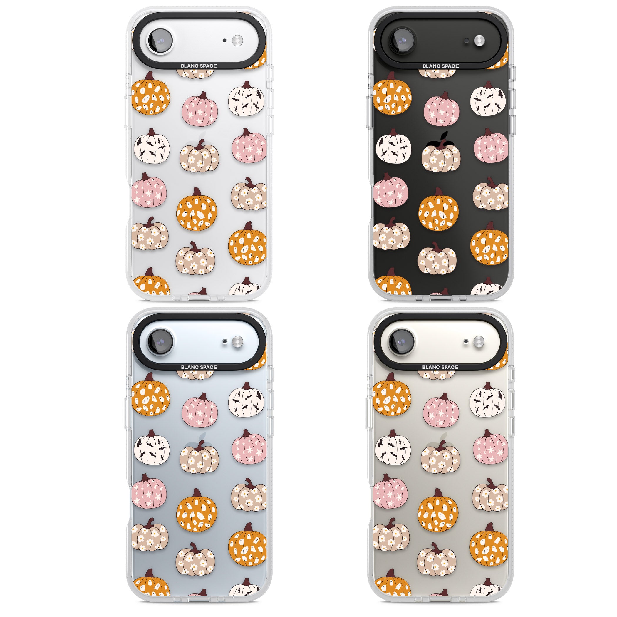 Floral Pumpkins iPhone 17 Air Impact Air Clear Phone Case APT Impact Protection