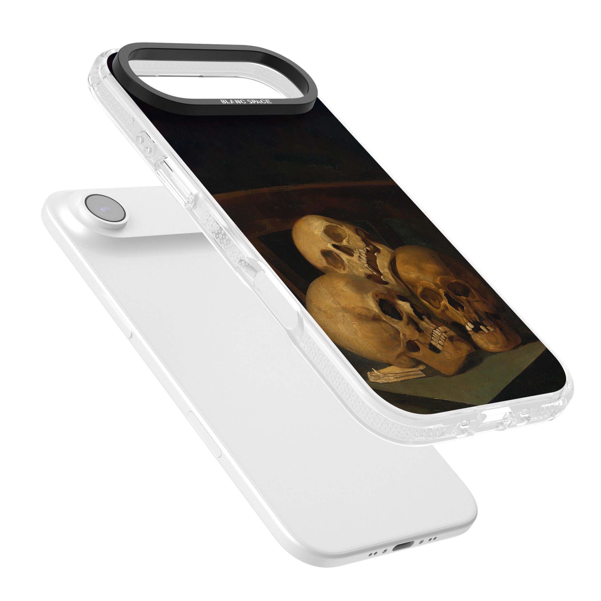 Still Life Of Three Skulls iPhone 17 Air Impact Air Clear Phone Case Colours