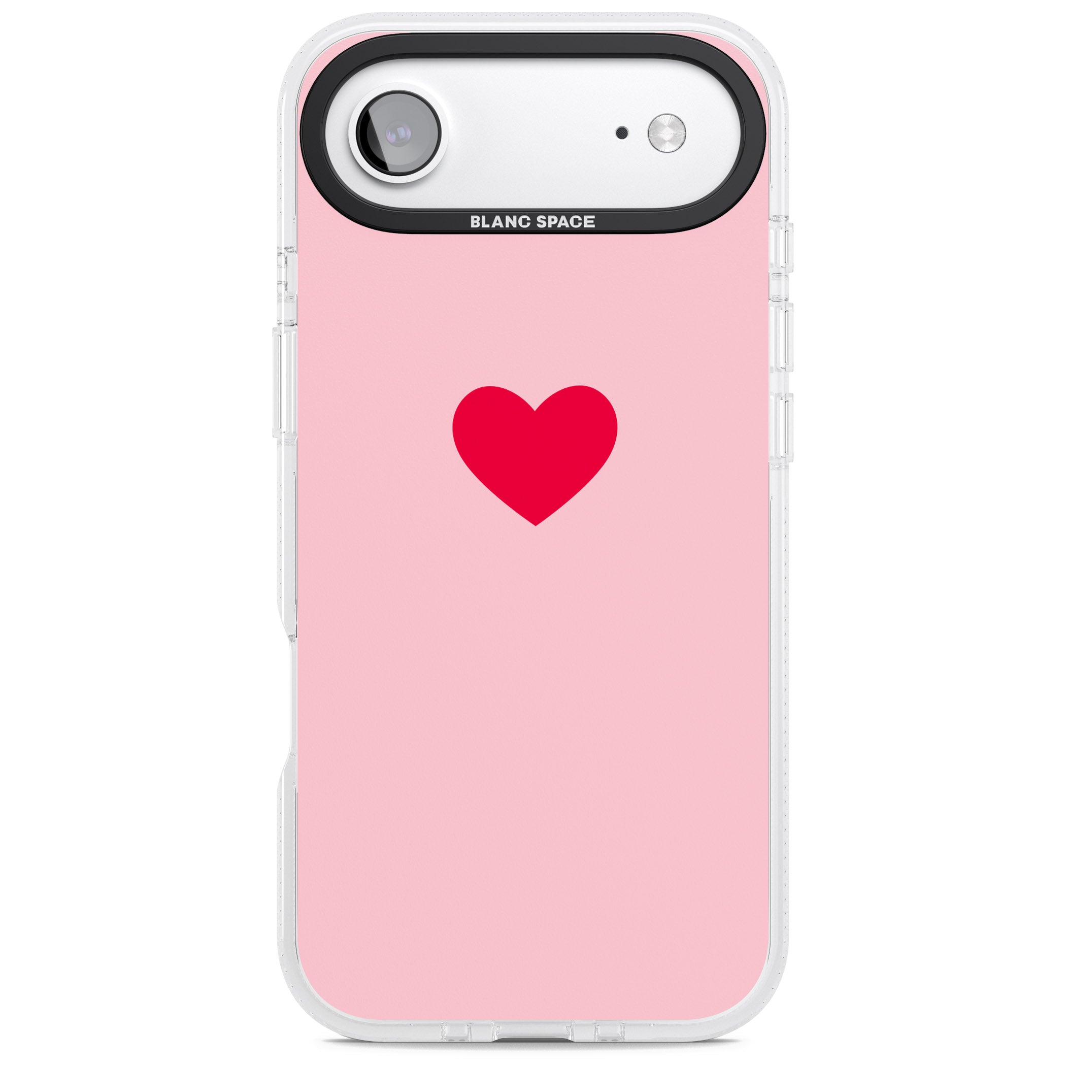 Red & Pink Heart iPhone 17 Air Impact Air Clear Phone Case