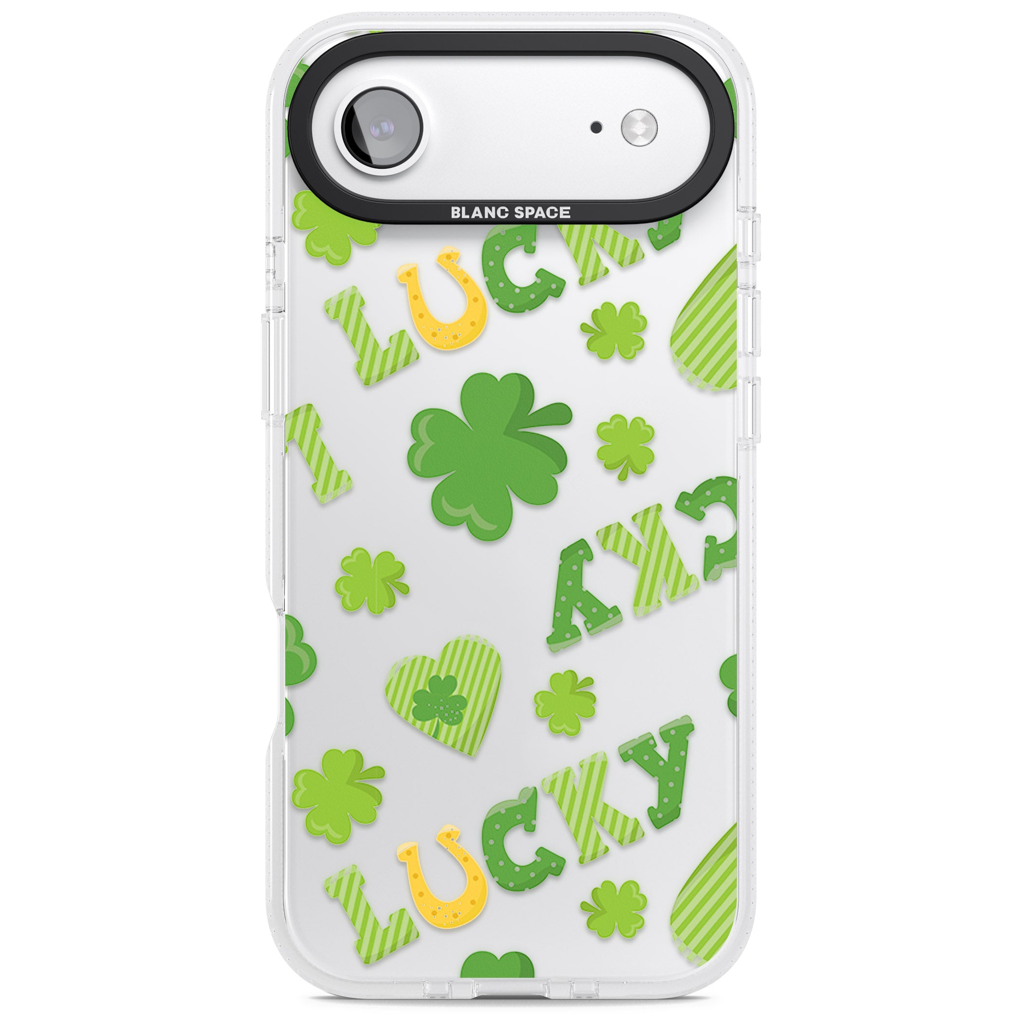 Lucky Irish Clover iPhone 17 Air Impact Air Clear Phone Case
