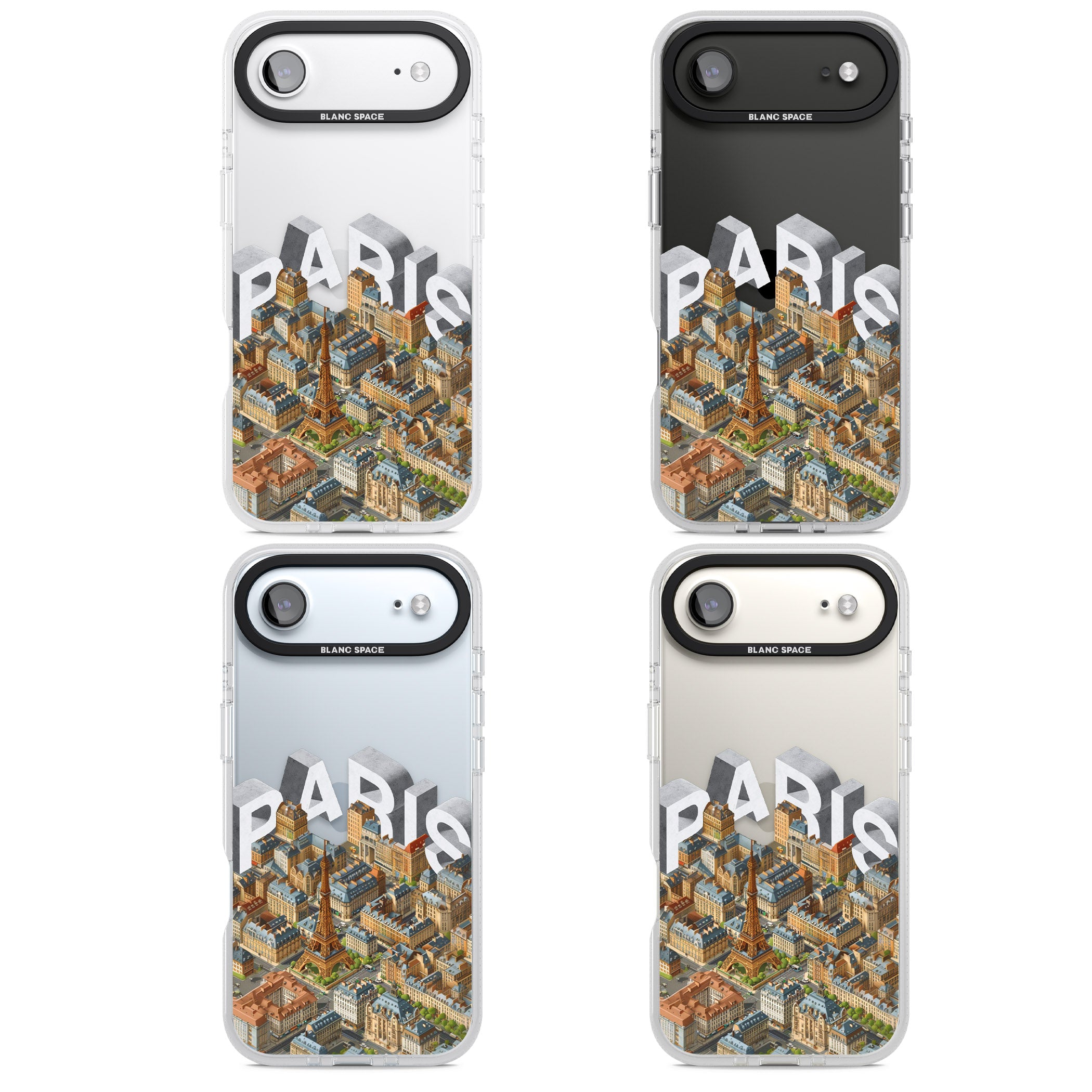 Paris iPhone 17 Air Impact Air Clear Phone Case APT Impact Protection