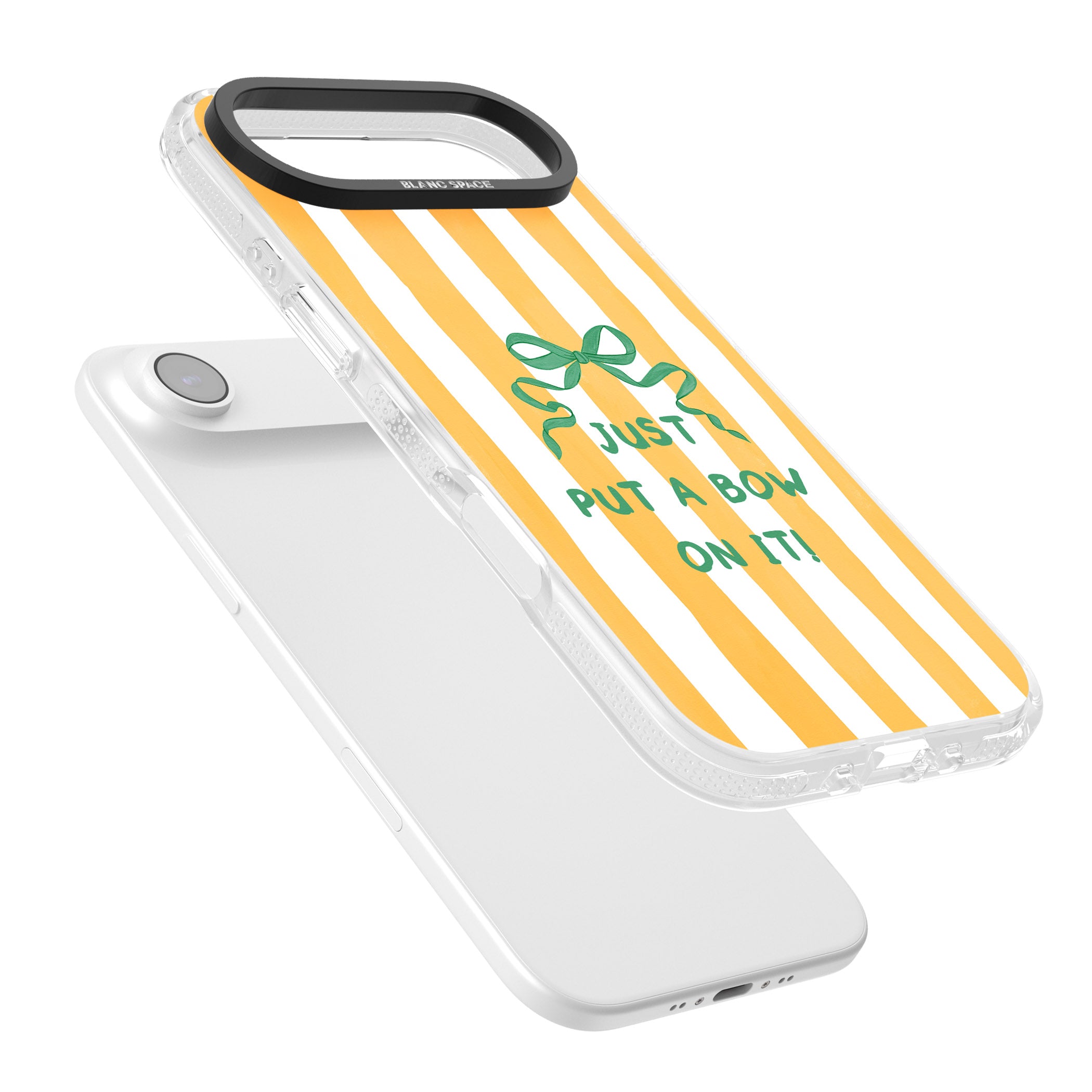 Just Put a Bow On It iPhone 17 Air Impact Air Clear Phone Case Colours