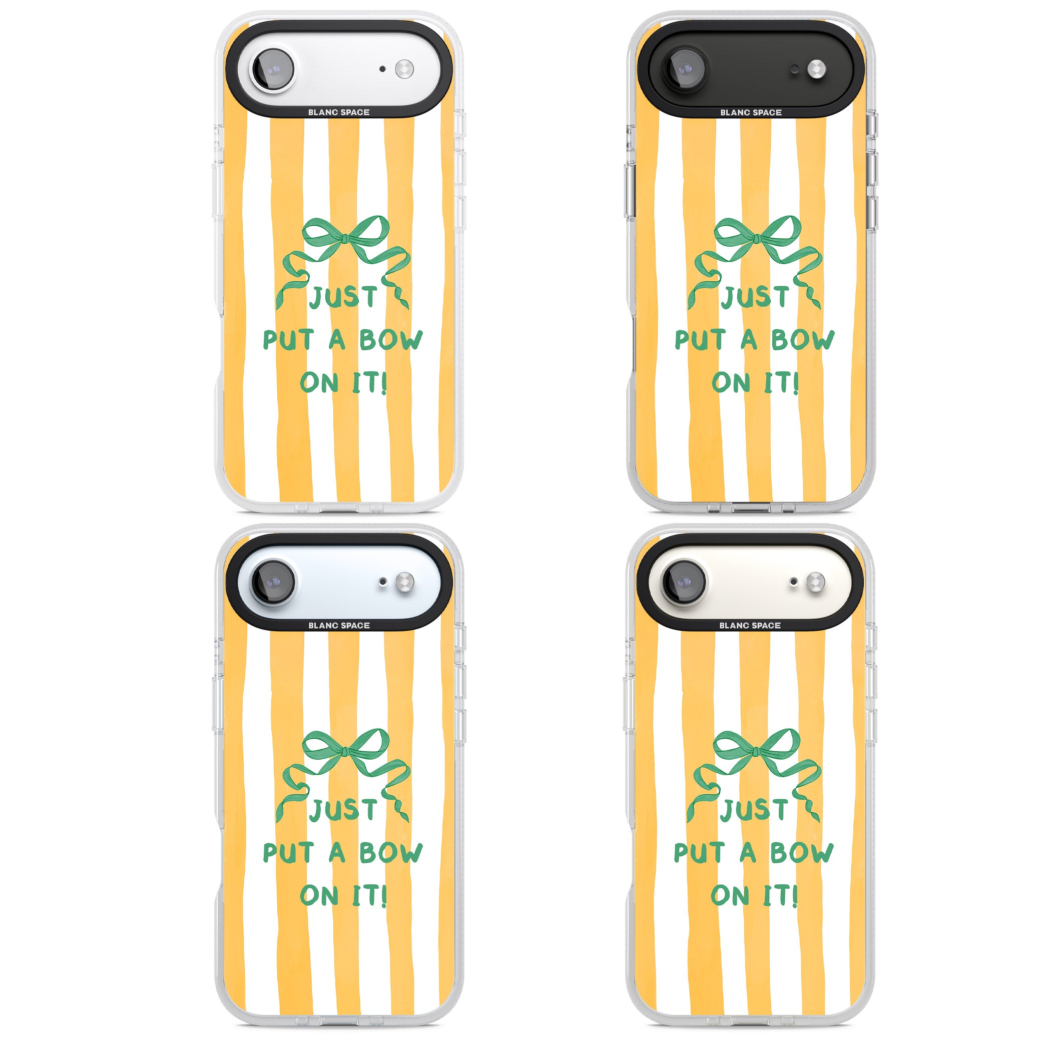 Just Put a Bow On It iPhone 17 Air Impact Air Clear Phone Case APT Impact Protection