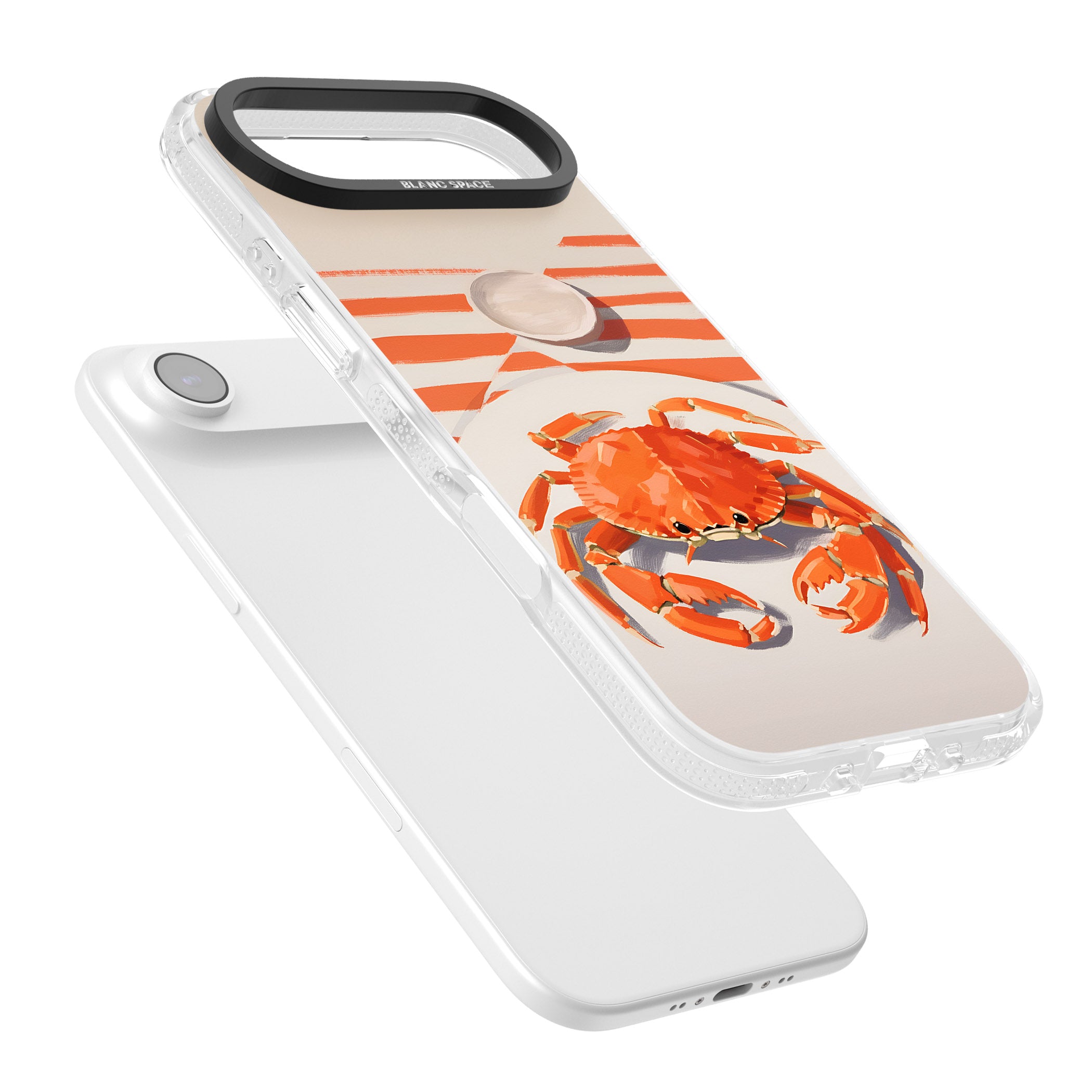 Beach Crab iPhone 17 Air Impact Air Clear Phone Case Colours