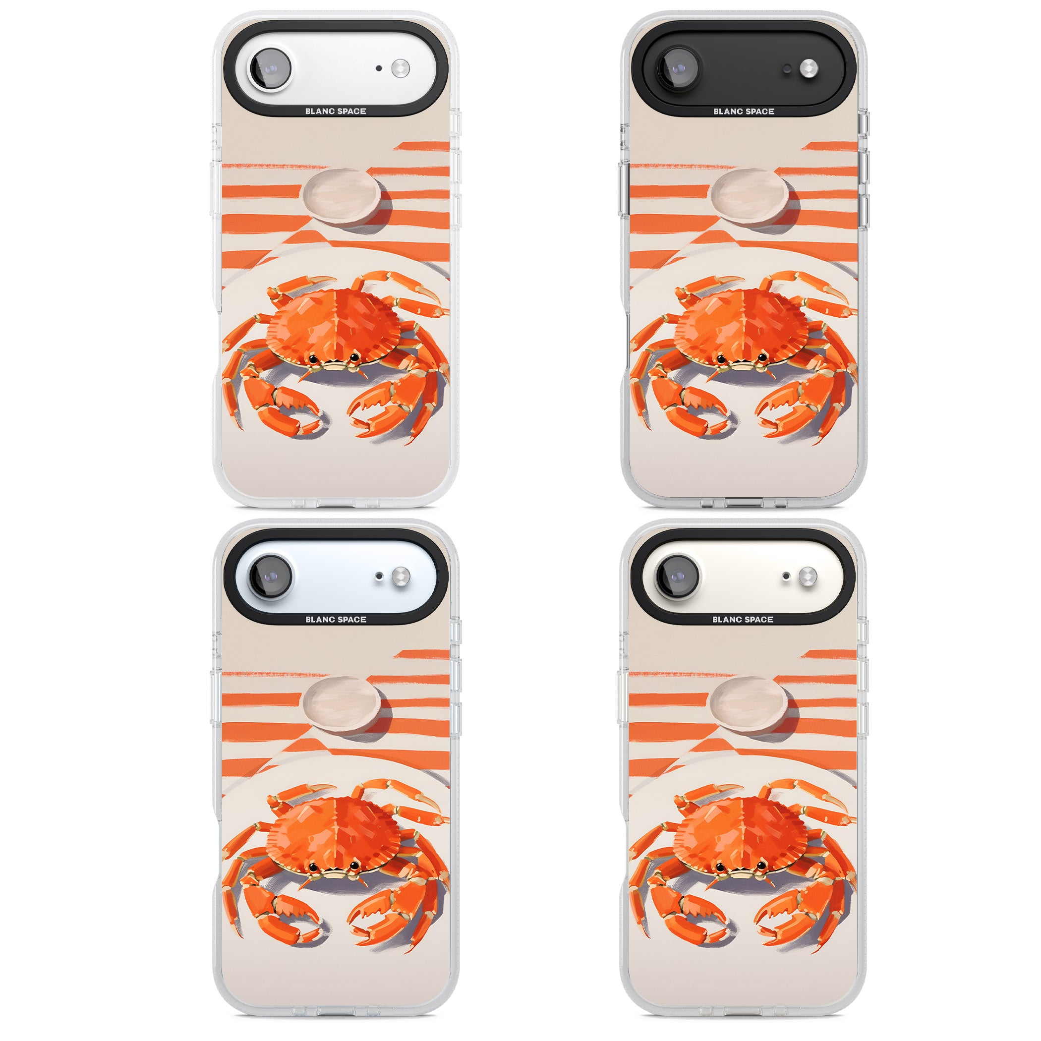 Beach Crab iPhone 17 Air Impact Air Clear Phone Case APT Impact Protection