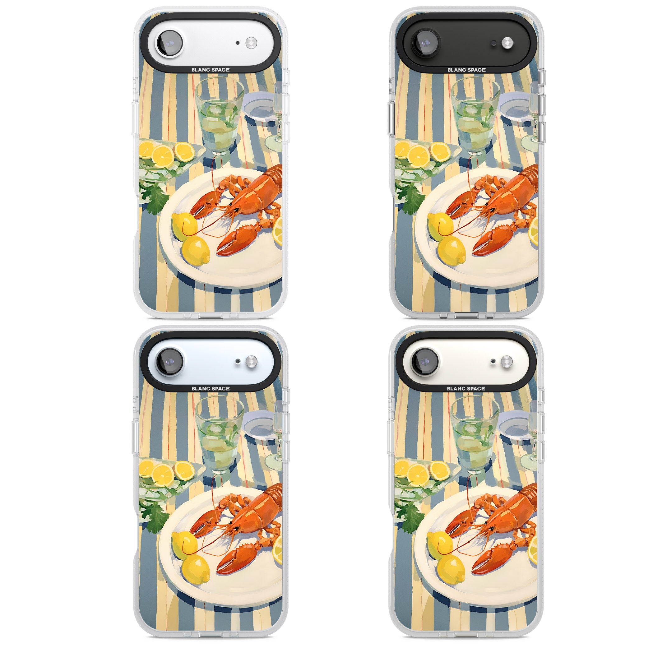 Lobster & Lemons iPhone 17 Air Impact Air Clear Phone Case APT Impact Protection
