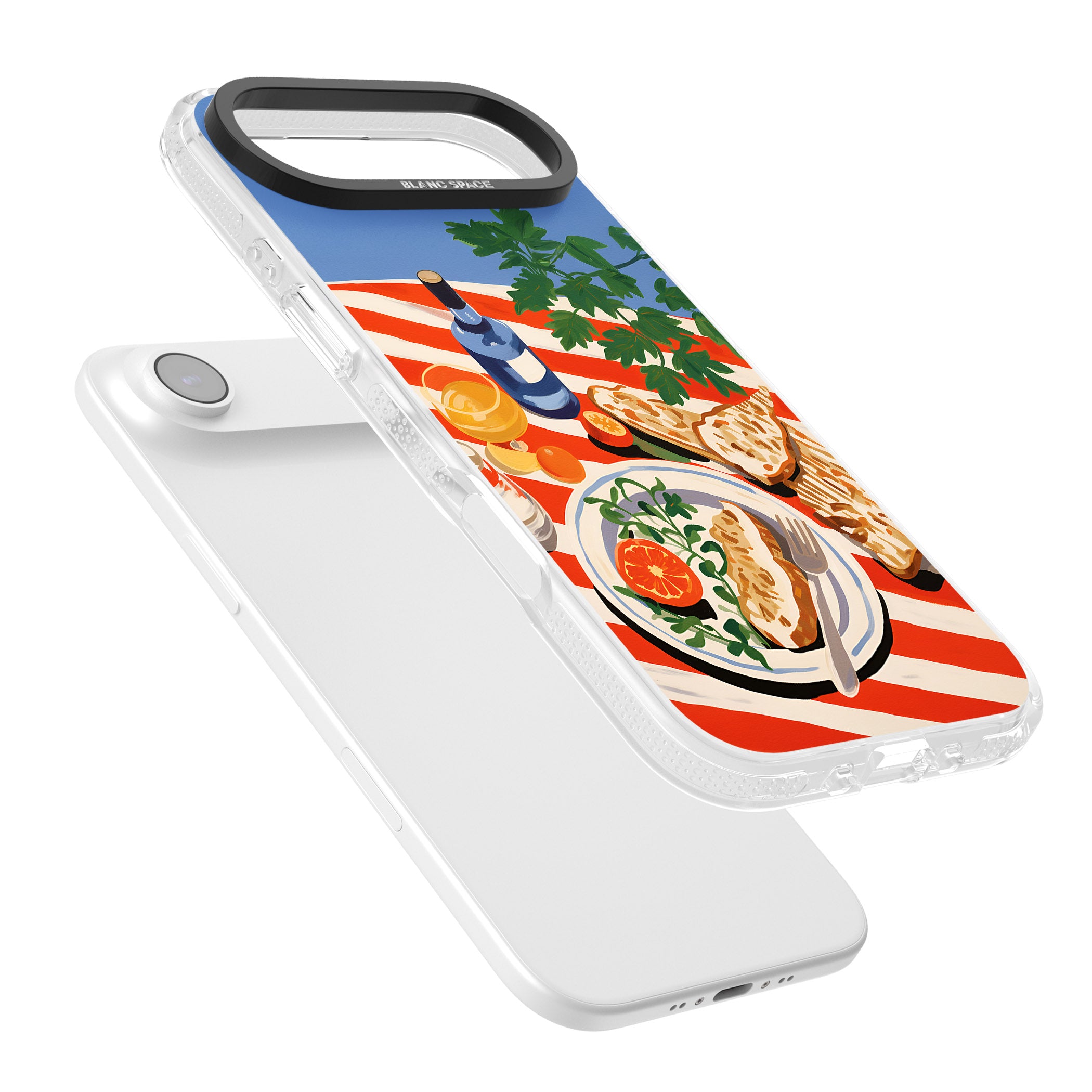 Mediterranean Lunch Table iPhone 17 Air Impact Air Clear Phone Case Colours