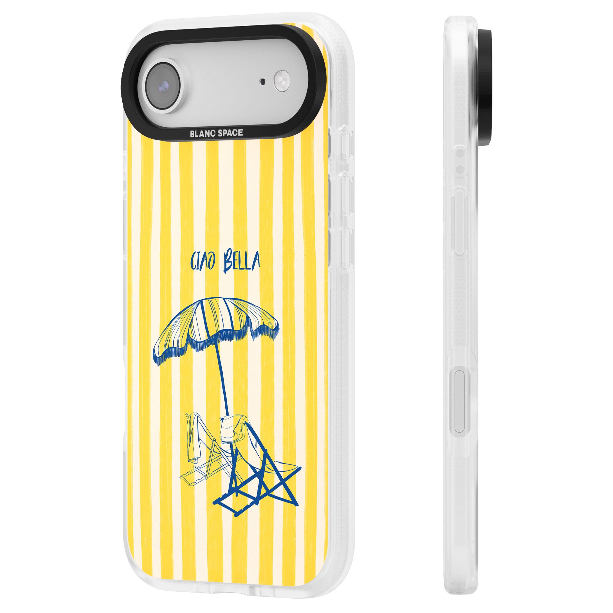 Ciao Bella iPhone 17 Air Impact Air Clear Phone Case Side Profile
