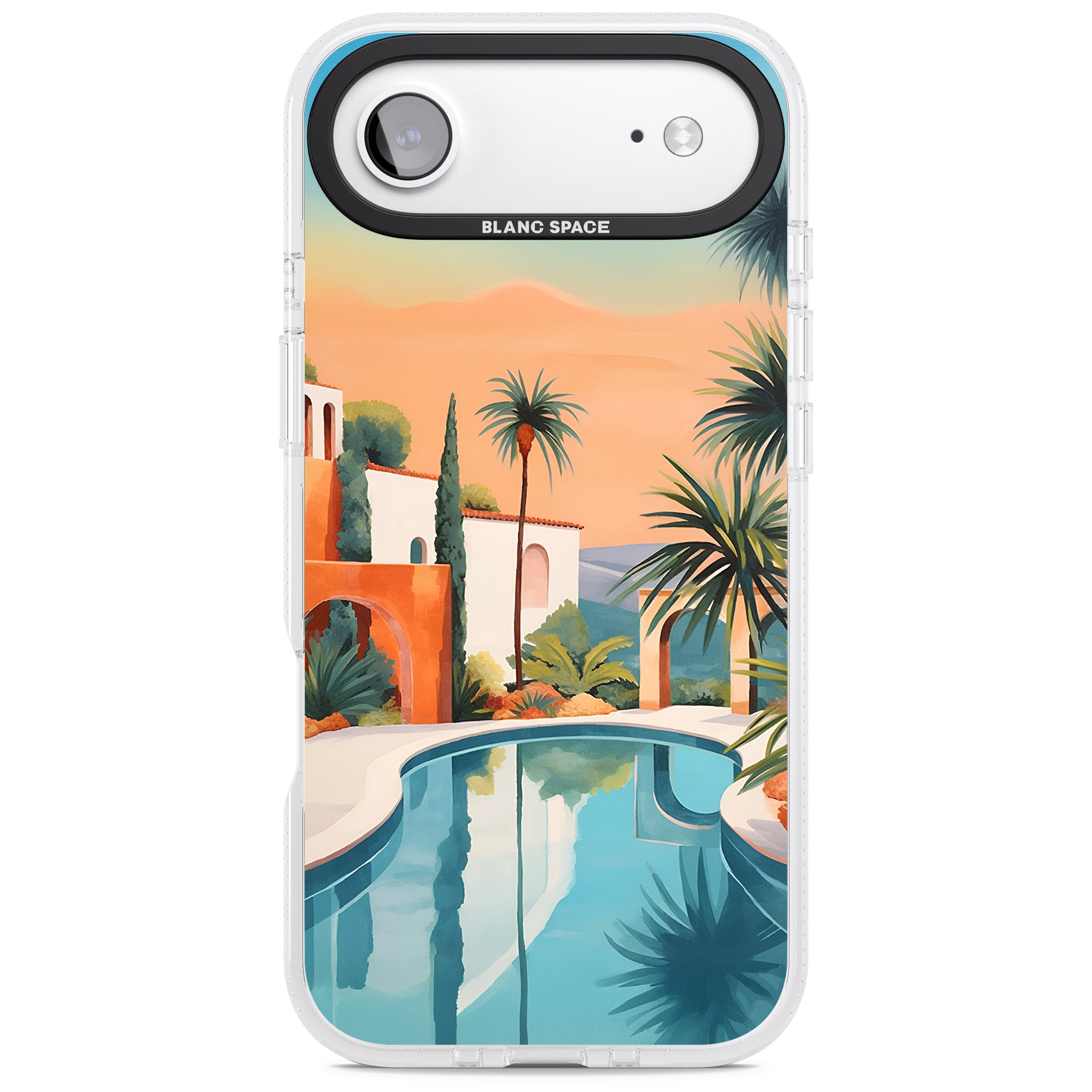 Villa Sunset iPhone 17 Air Impact Air Clear Phone Case