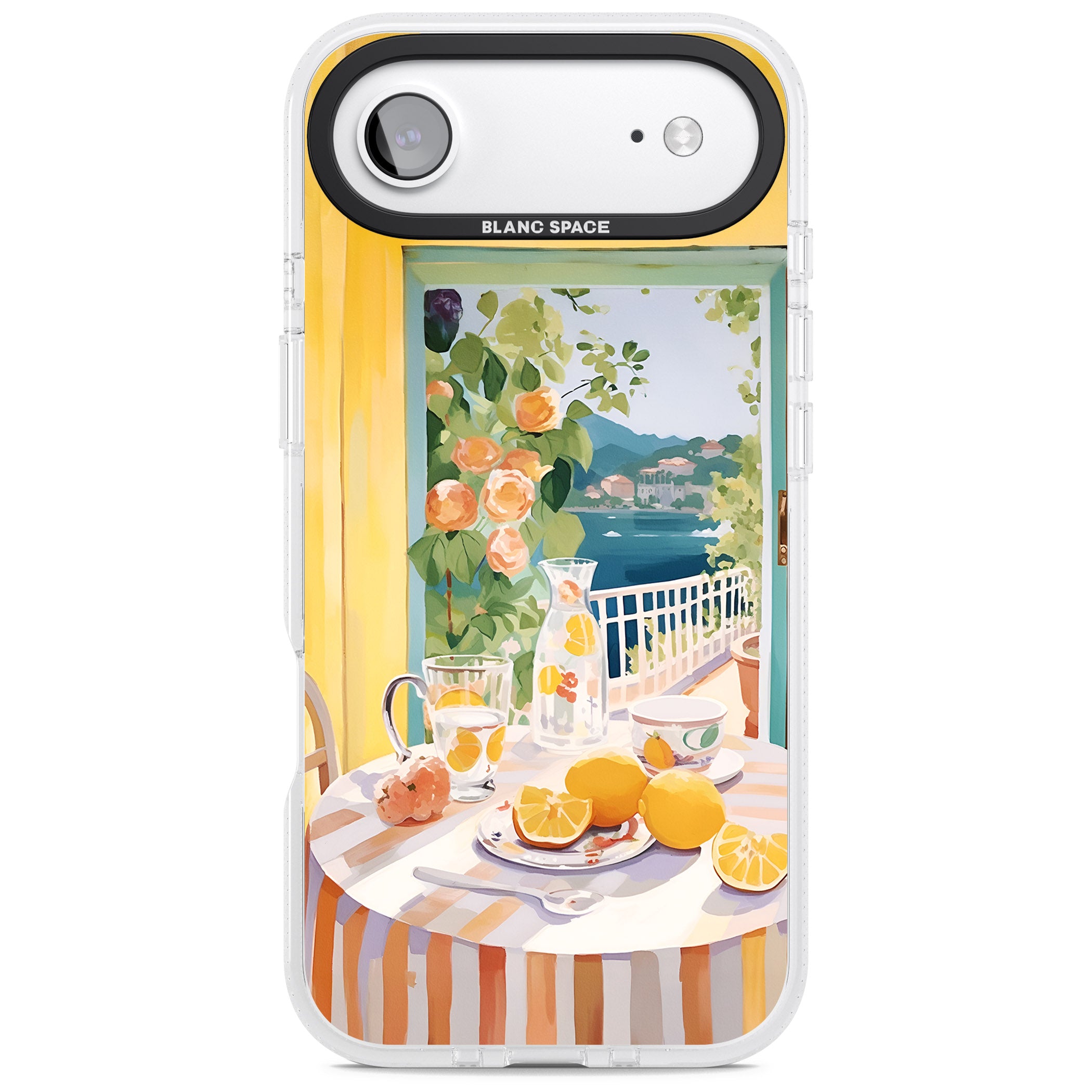 Amalfi Breakfast Balcony iPhone 17 Air Impact Air Clear Phone Case