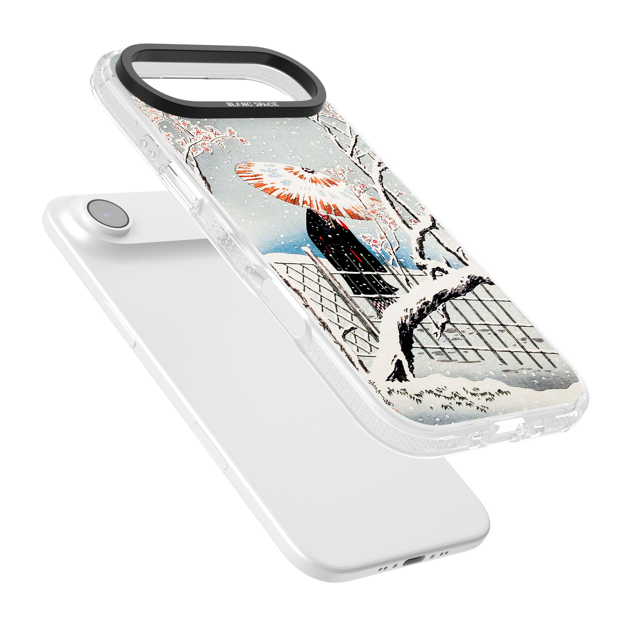 Plum Tree In Snow By Hiroaki Takahashi iPhone 17 Air Impact Air Clear Phone Case Colours