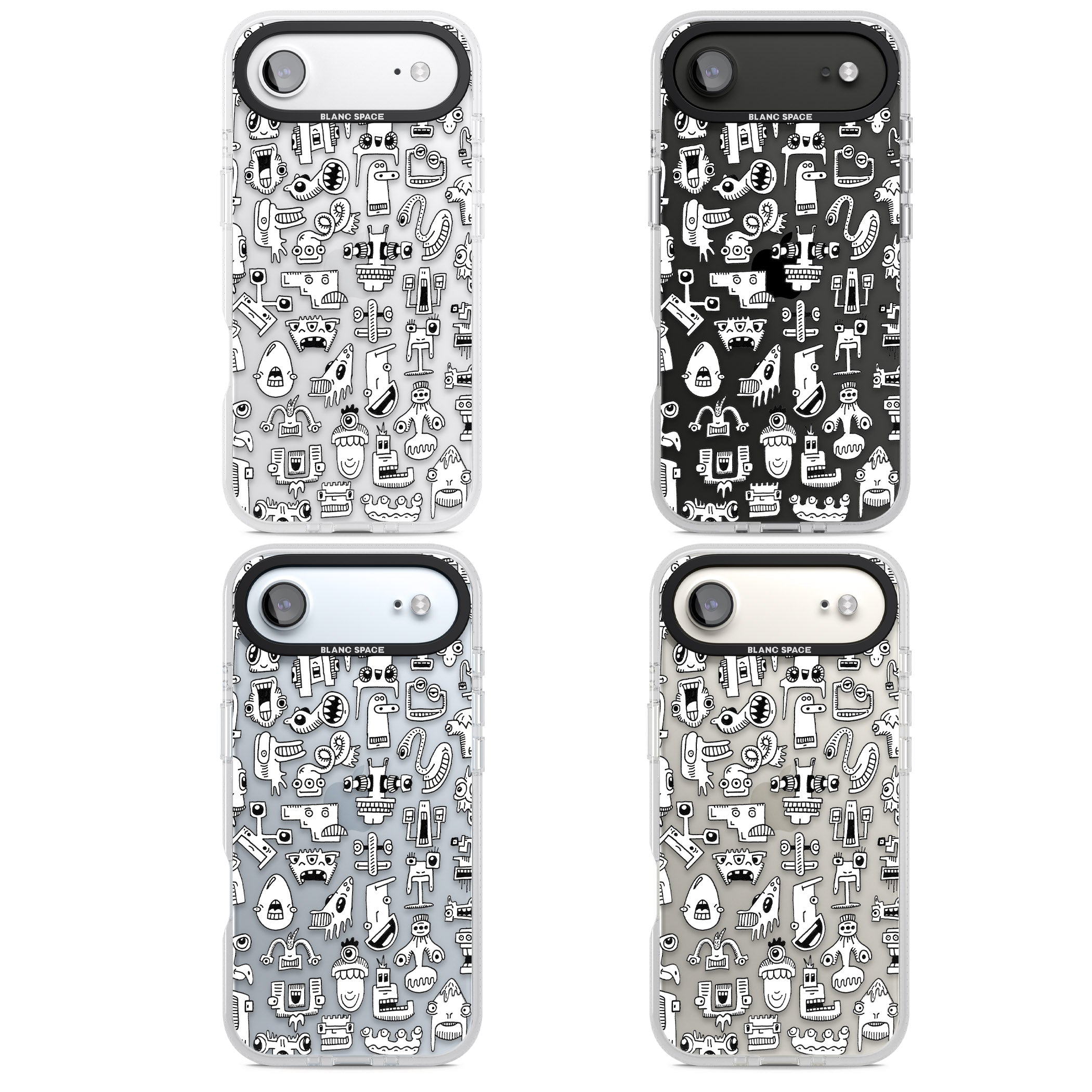 Weird Friends iPhone 17 Air Impact Air Clear Phone Case APT Impact Protection