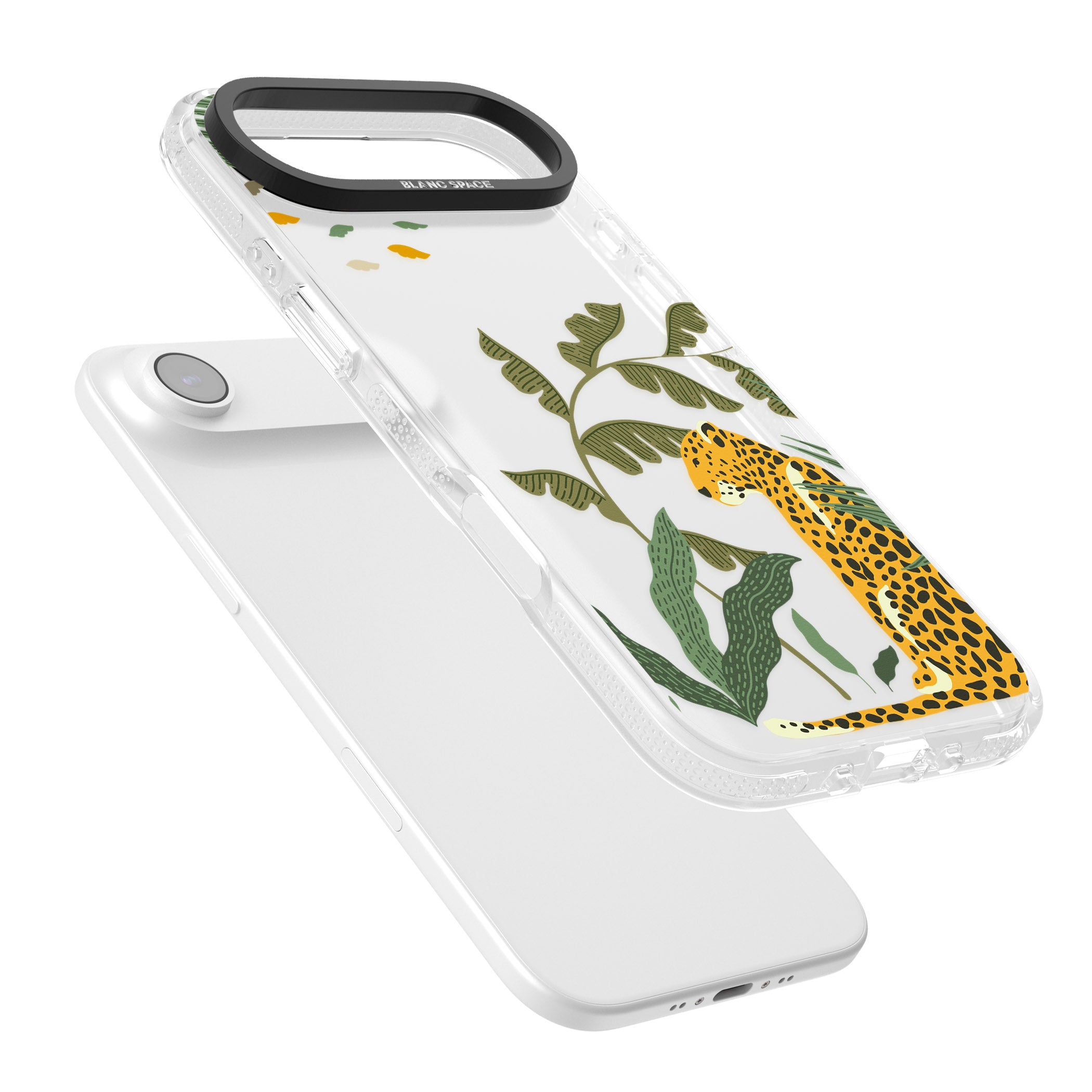 Large Jungle Cat Pattern iPhone 17 Air Impact Air Clear Phone Case Colours