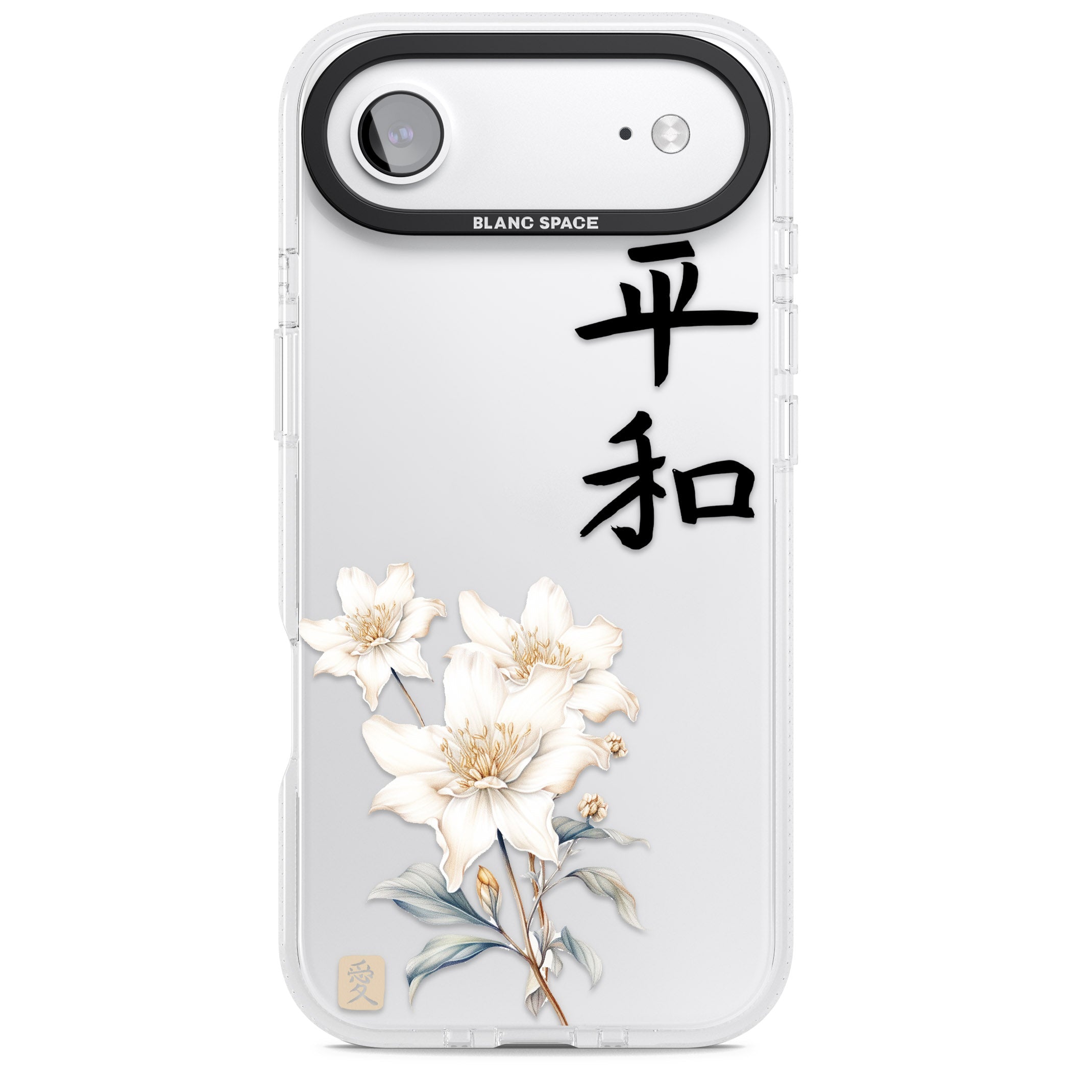 Peace And Flowers iPhone 17 Air Impact Air Clear Phone Case