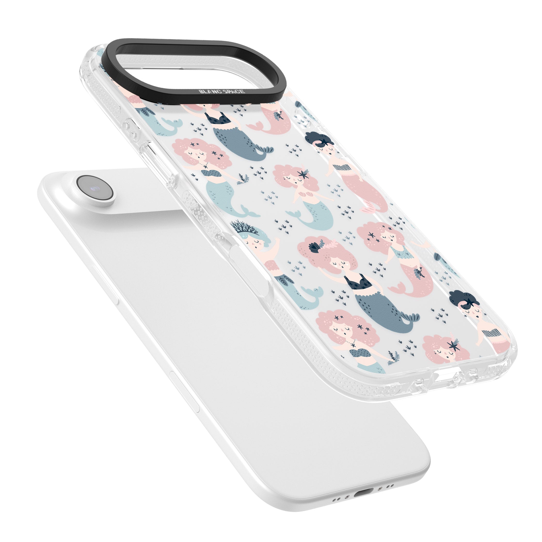 Under The Sea Mermaids (Clear) iPhone 17 Air Impact Air Clear Phone Case Colours