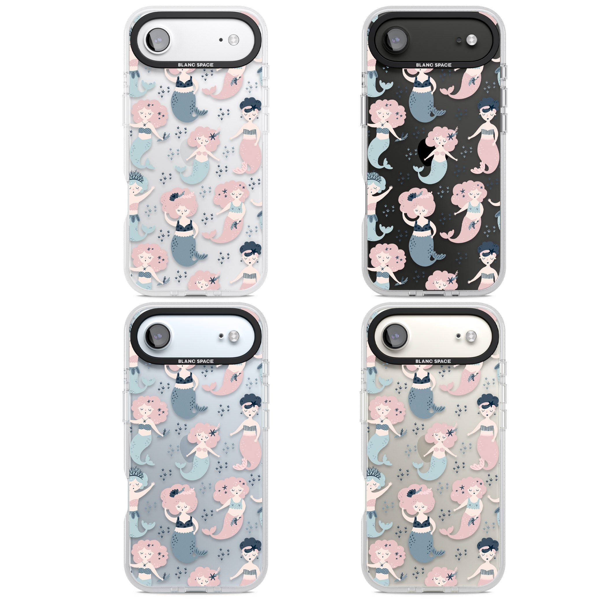 Under The Sea Mermaids (Clear) iPhone 17 Air Impact Air Clear Phone Case APT Impact Protection