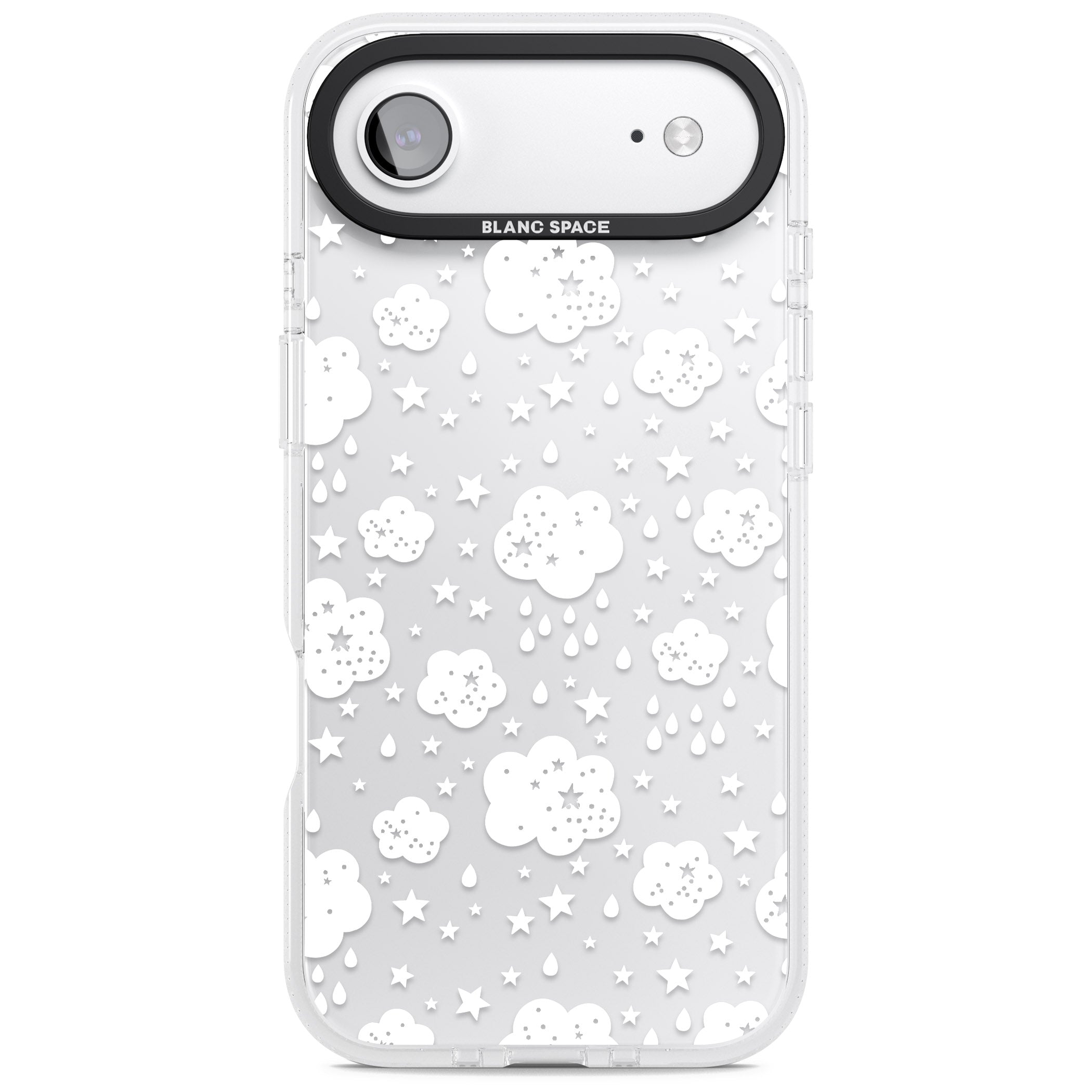 Starry Rain Clouds iPhone 17 Air Impact Air Clear Phone Case