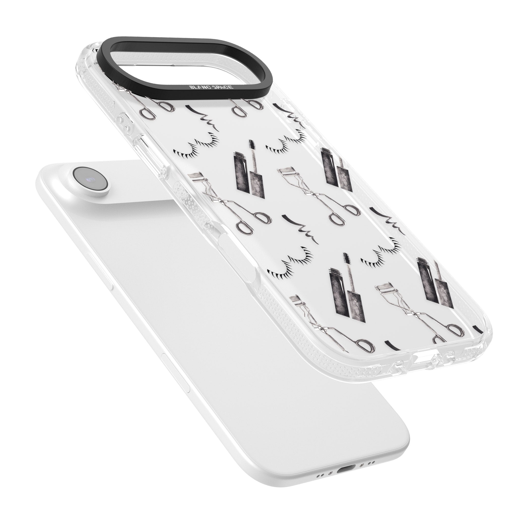 Eyelash Makeup Pattern iPhone 17 Air Impact Air Clear Phone Case Colours