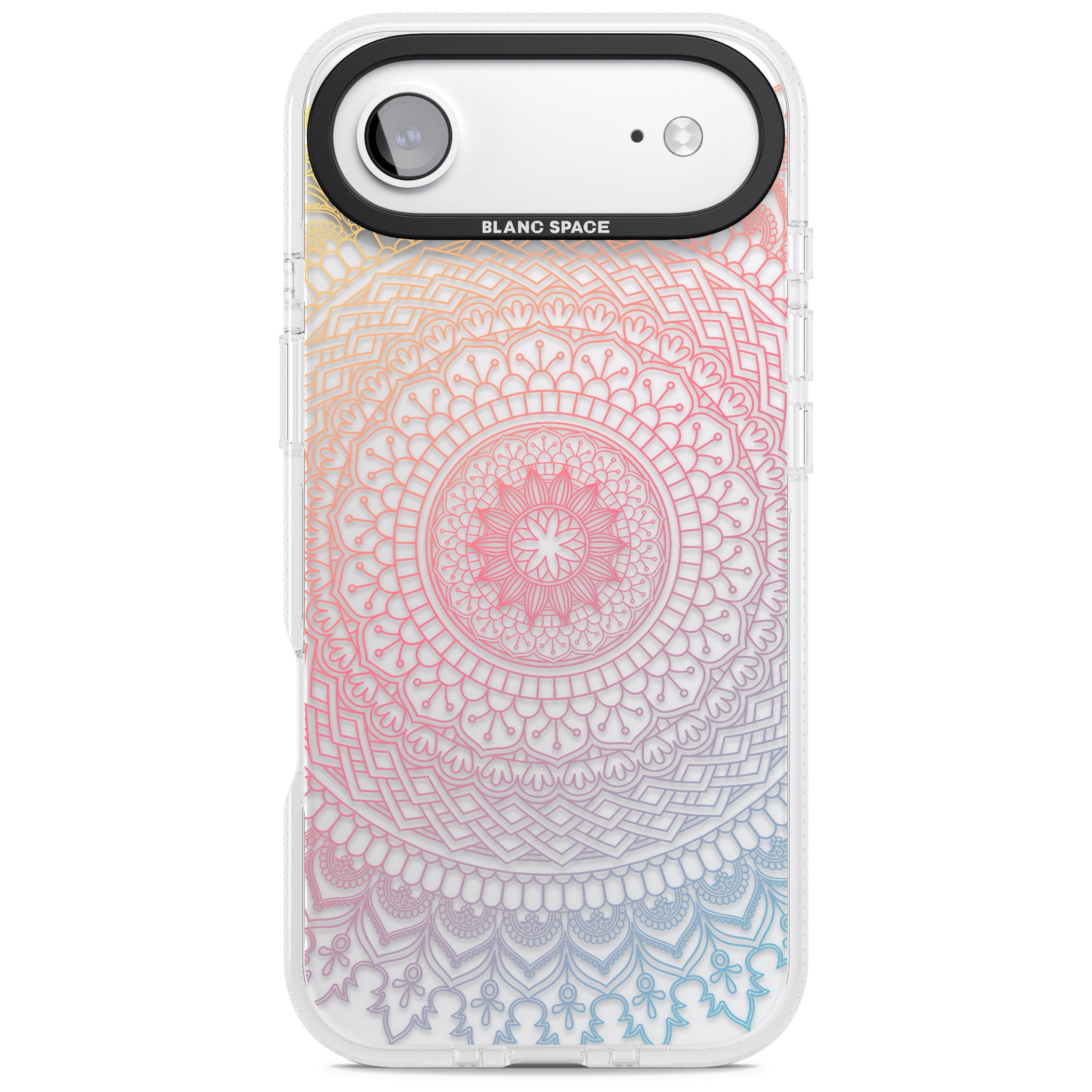 Rainbow Mandala iPhone 17 Air Impact Air Clear Phone Case
