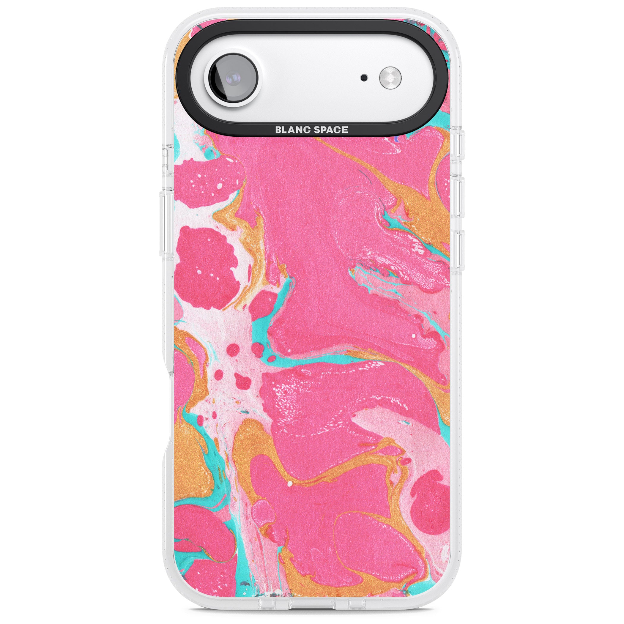 Vibrant Marbled Paper iPhone 17 Air Impact Air Clear Phone Case