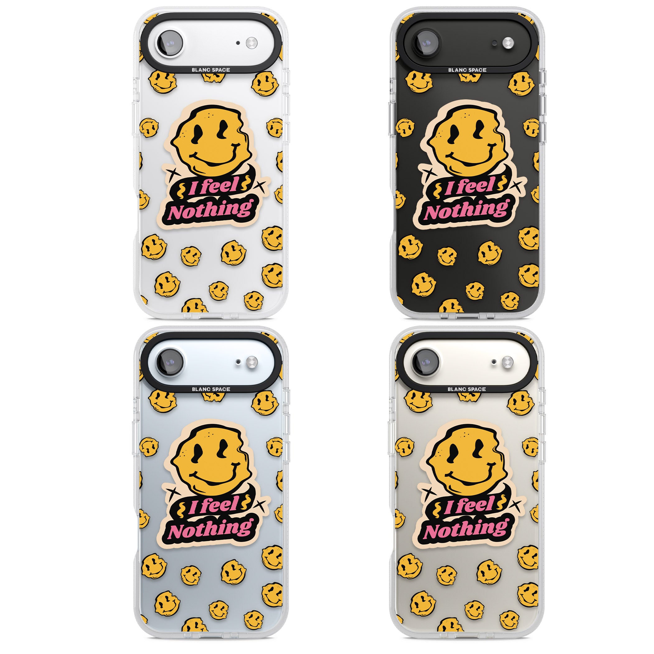 I Feel Nothing (Clear) iPhone 17 Air Impact Air Clear Phone Case APT Impact Protection