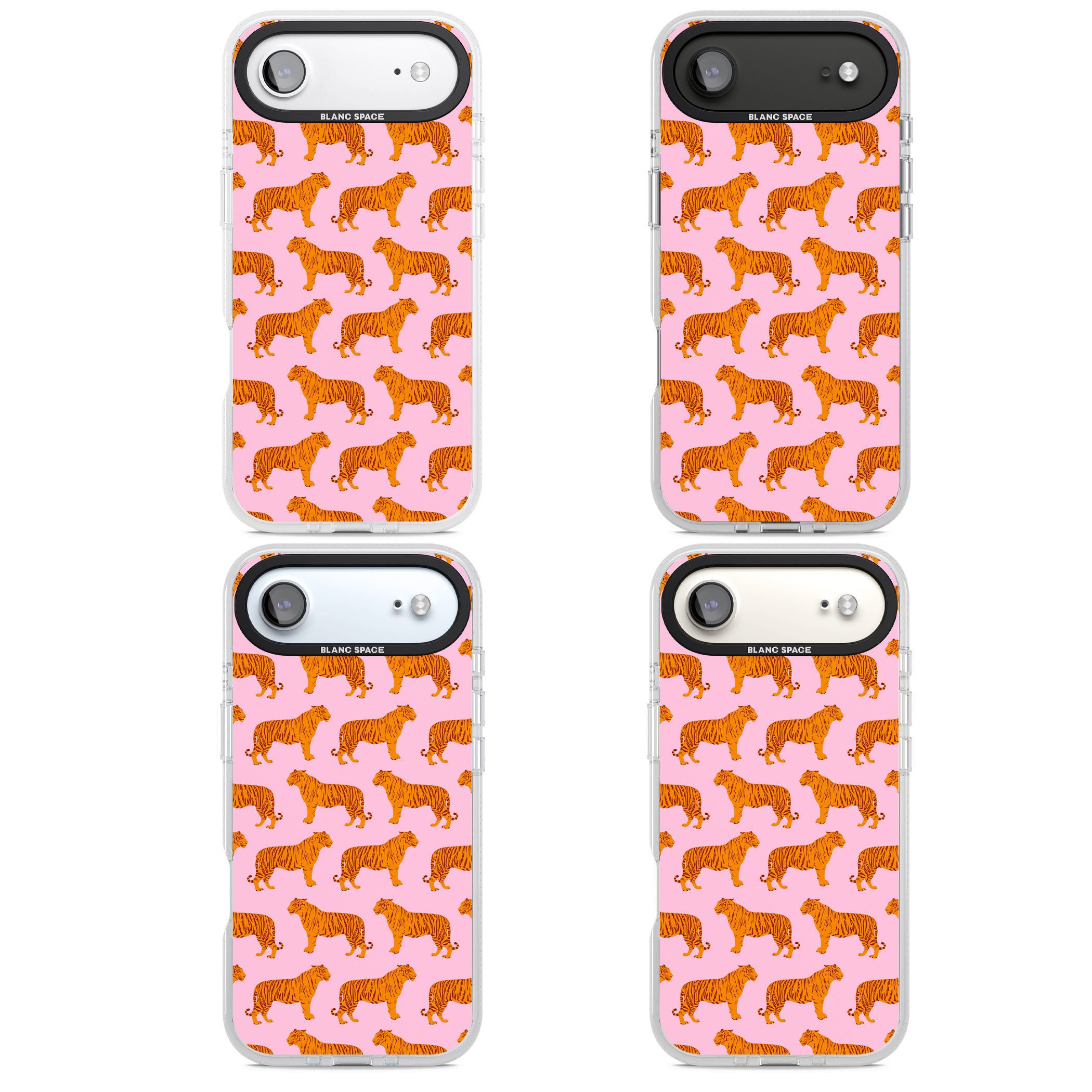 Tiger Pink Pattern iPhone 17 Air Impact Air Clear Phone Case APT Impact Protection