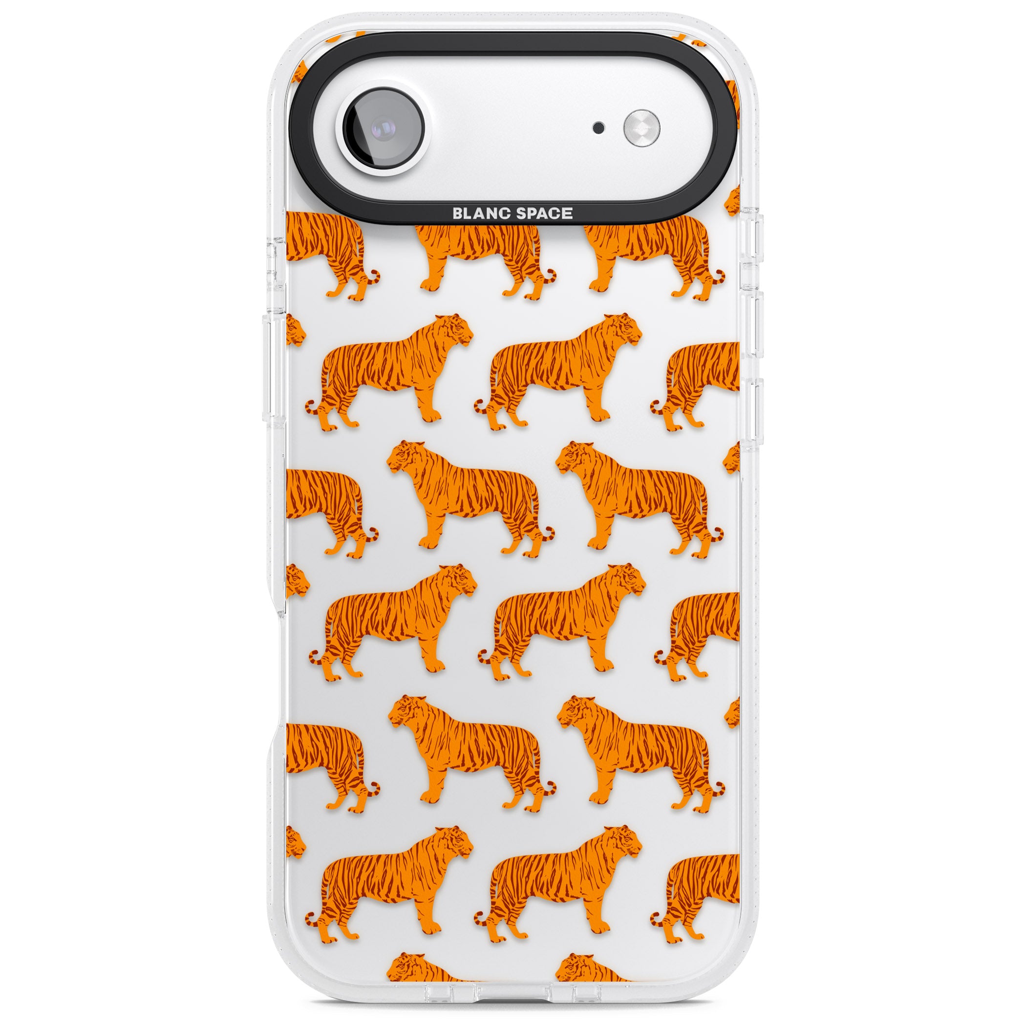 Tiger Pattern iPhone 17 Air Impact Air Clear Phone Case