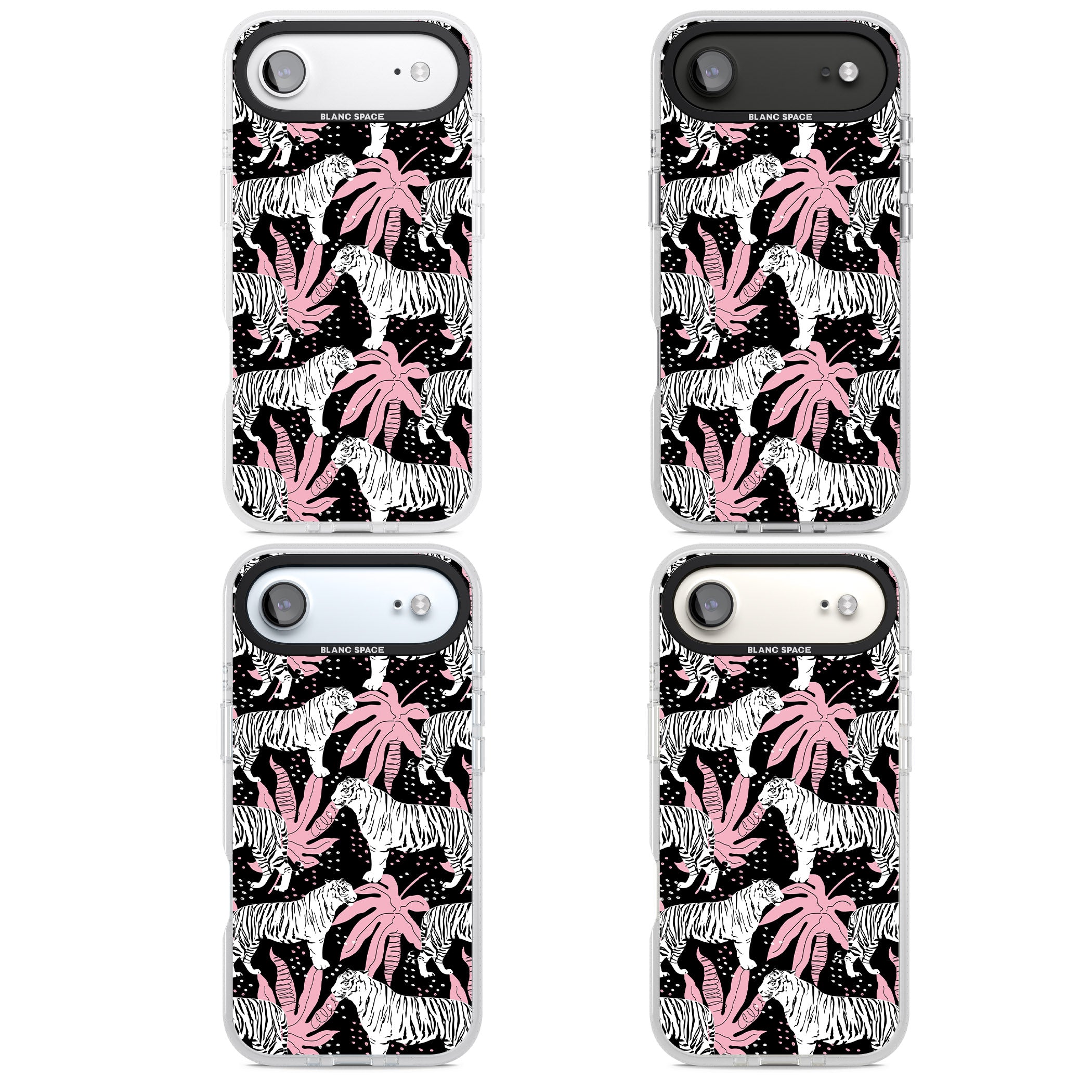 Pink Jungle Tiger iPhone 17 Air Impact Air Clear Phone Case APT Impact Protection