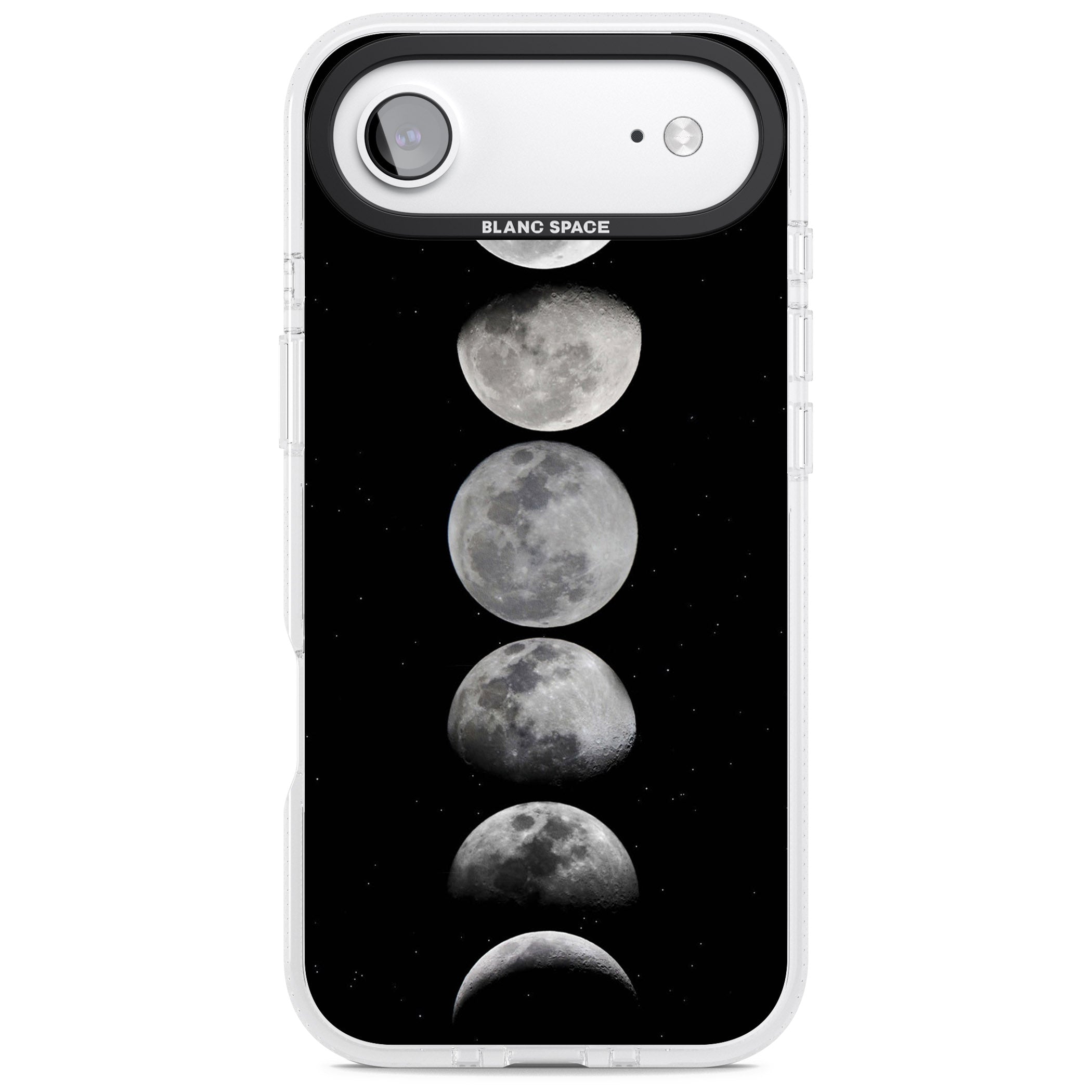 Phases Of The Moon iPhone 17 Air Impact Air Clear Phone Case