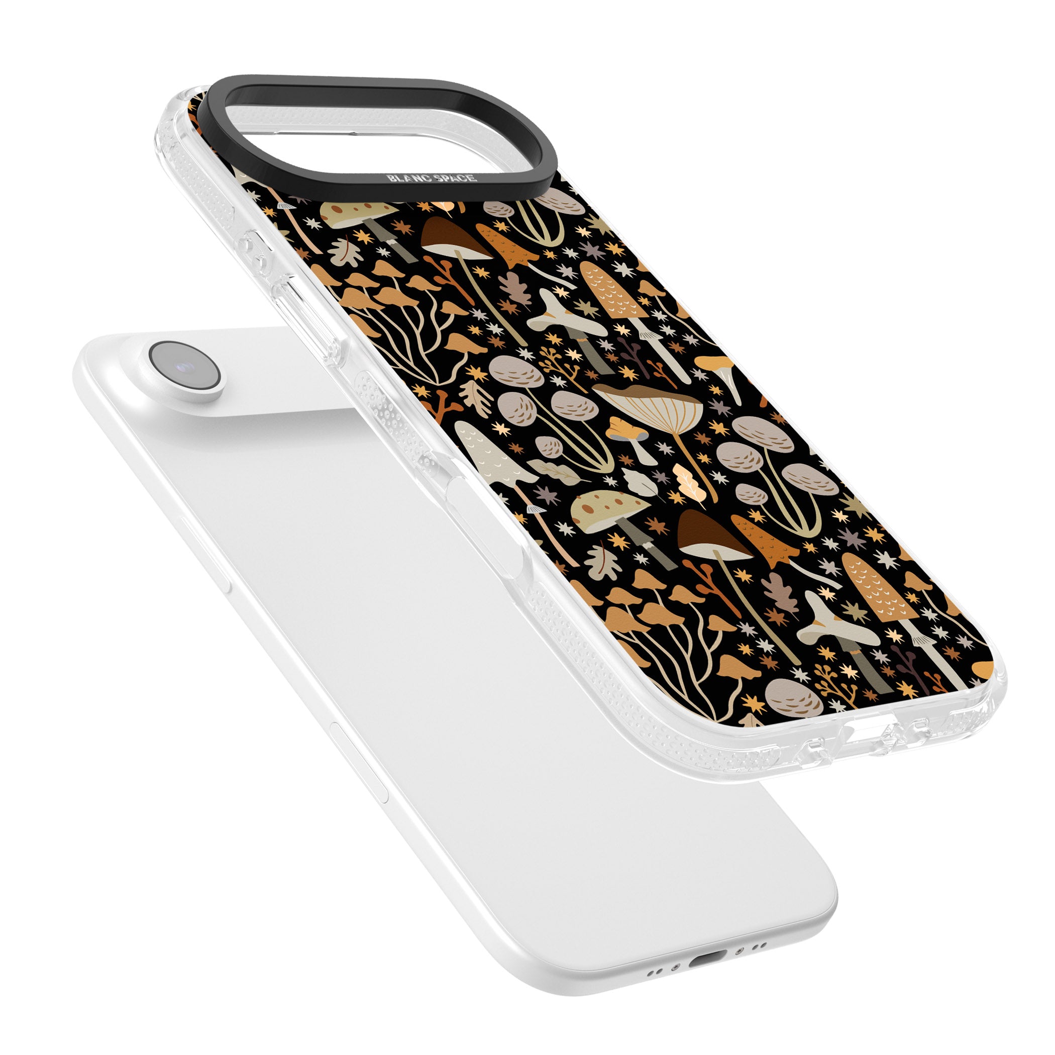 Mushroom Dream Pattern iPhone 17 Air Impact Air Clear Phone Case Colours