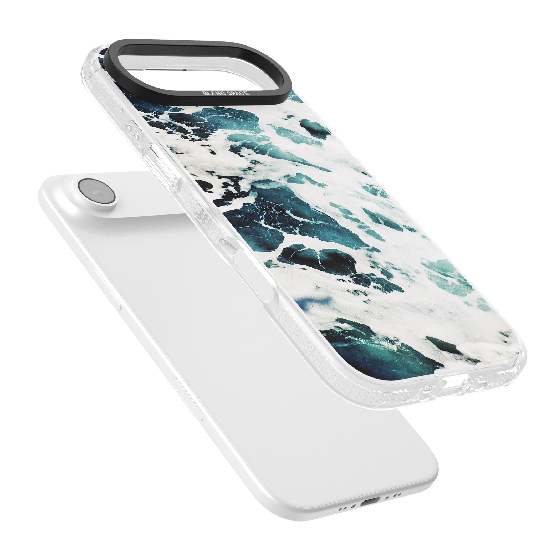 Ocean Surge iPhone 17 Air Impact Air Clear Phone Case Colours