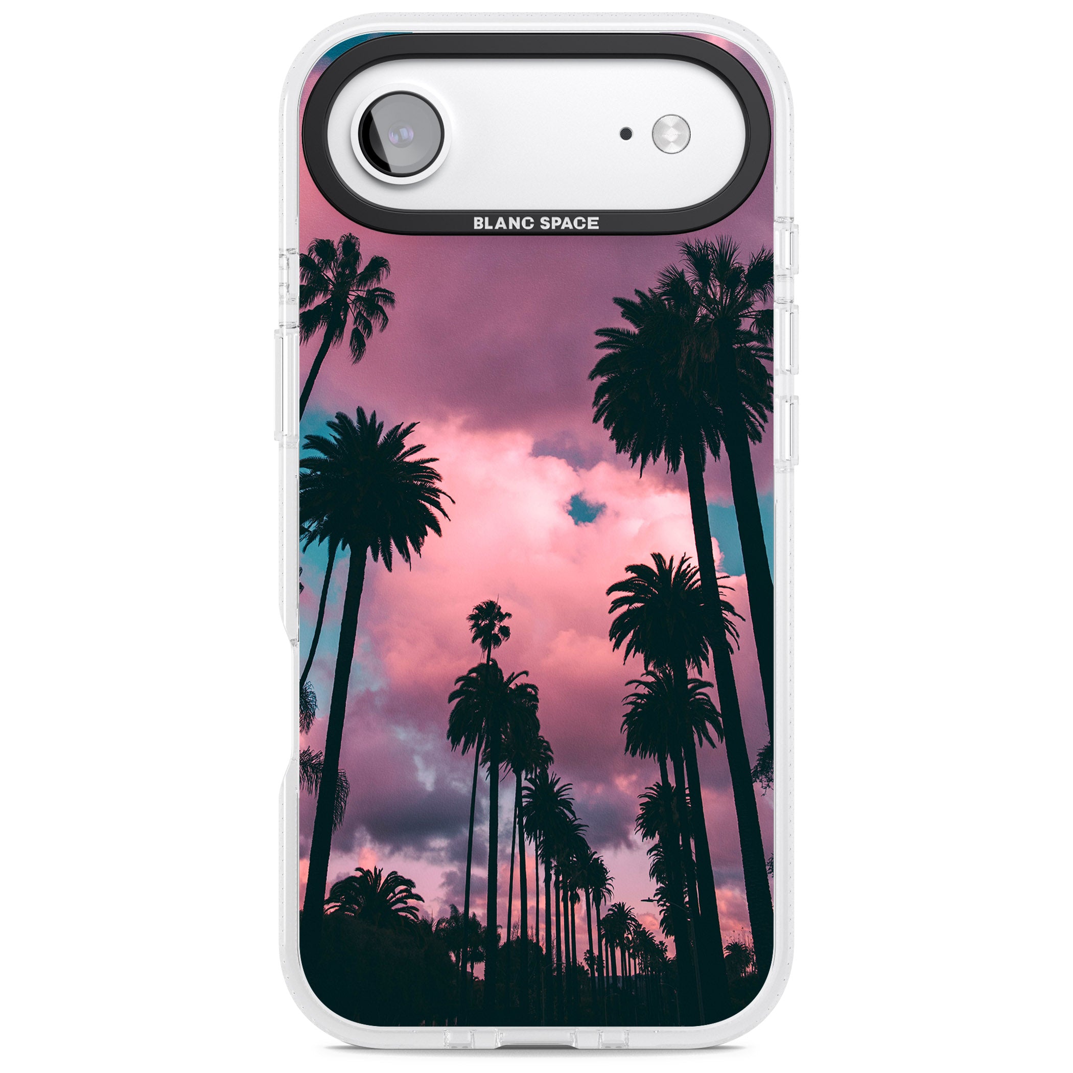 Sunset Palms iPhone 17 Air Impact Air Clear Phone Case