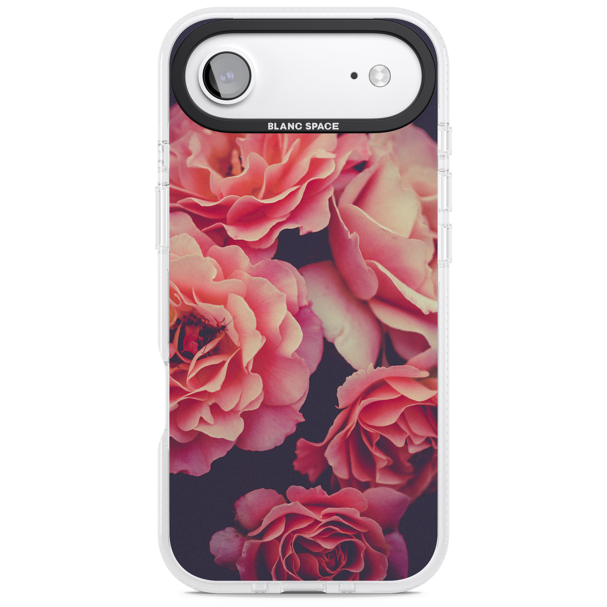 Midnight Rose Bloom iPhone 17 Air Impact Air Clear Phone Case