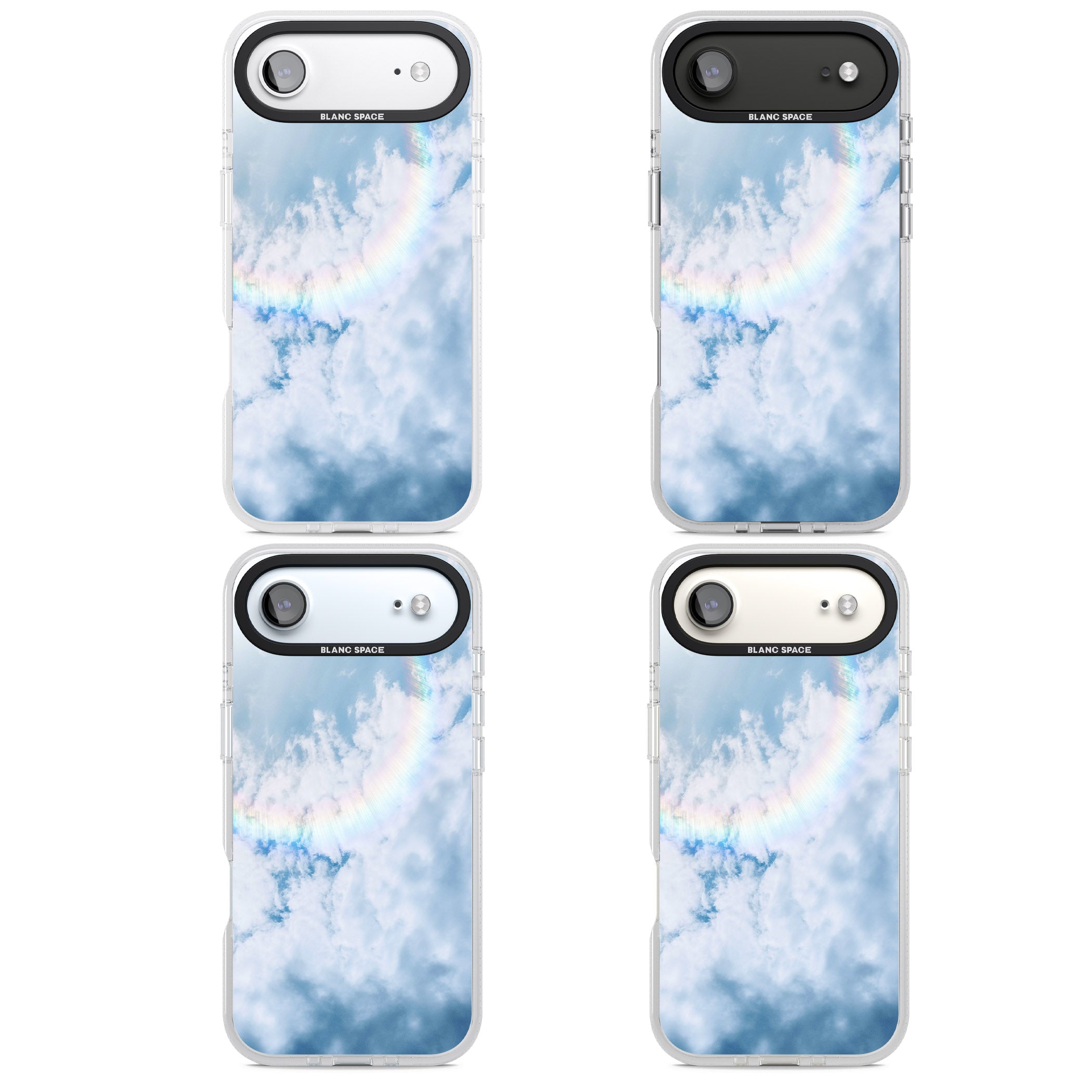 Pastel Rainbow Sky iPhone 17 Air Impact Air Clear Phone Case APT Impact Protection