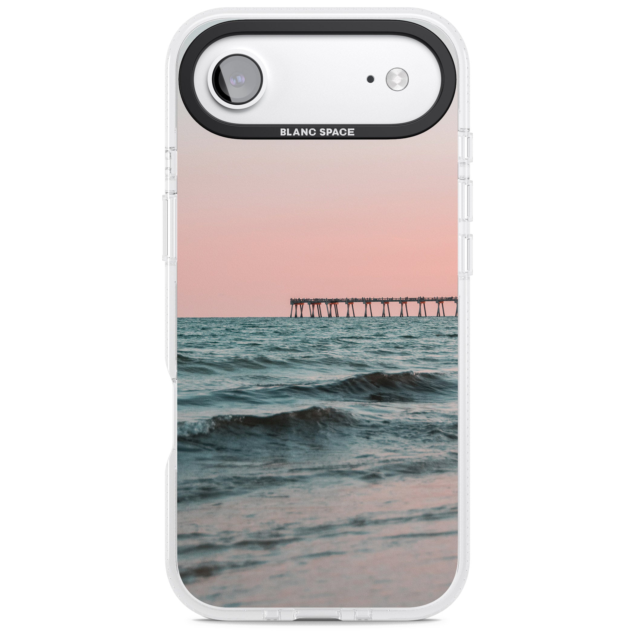 Sunset Pier iPhone 17 Air Impact Air Clear Phone Case