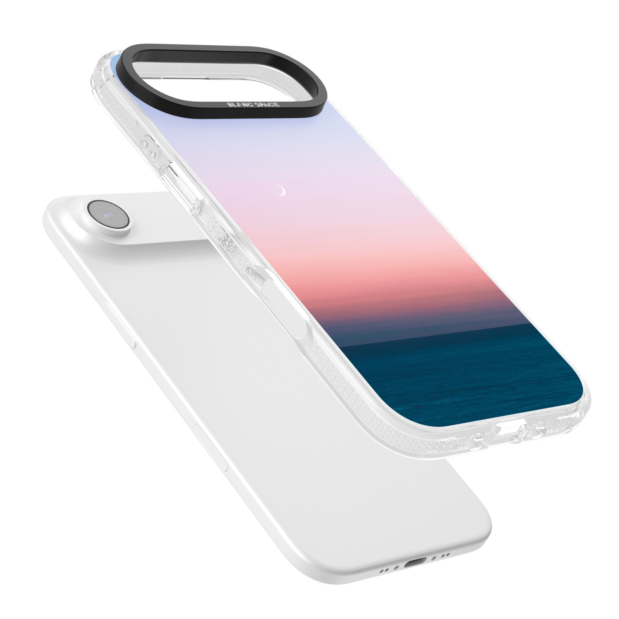 Pastel Ocean Sunset iPhone 17 Air Impact Air Clear Phone Case Colours