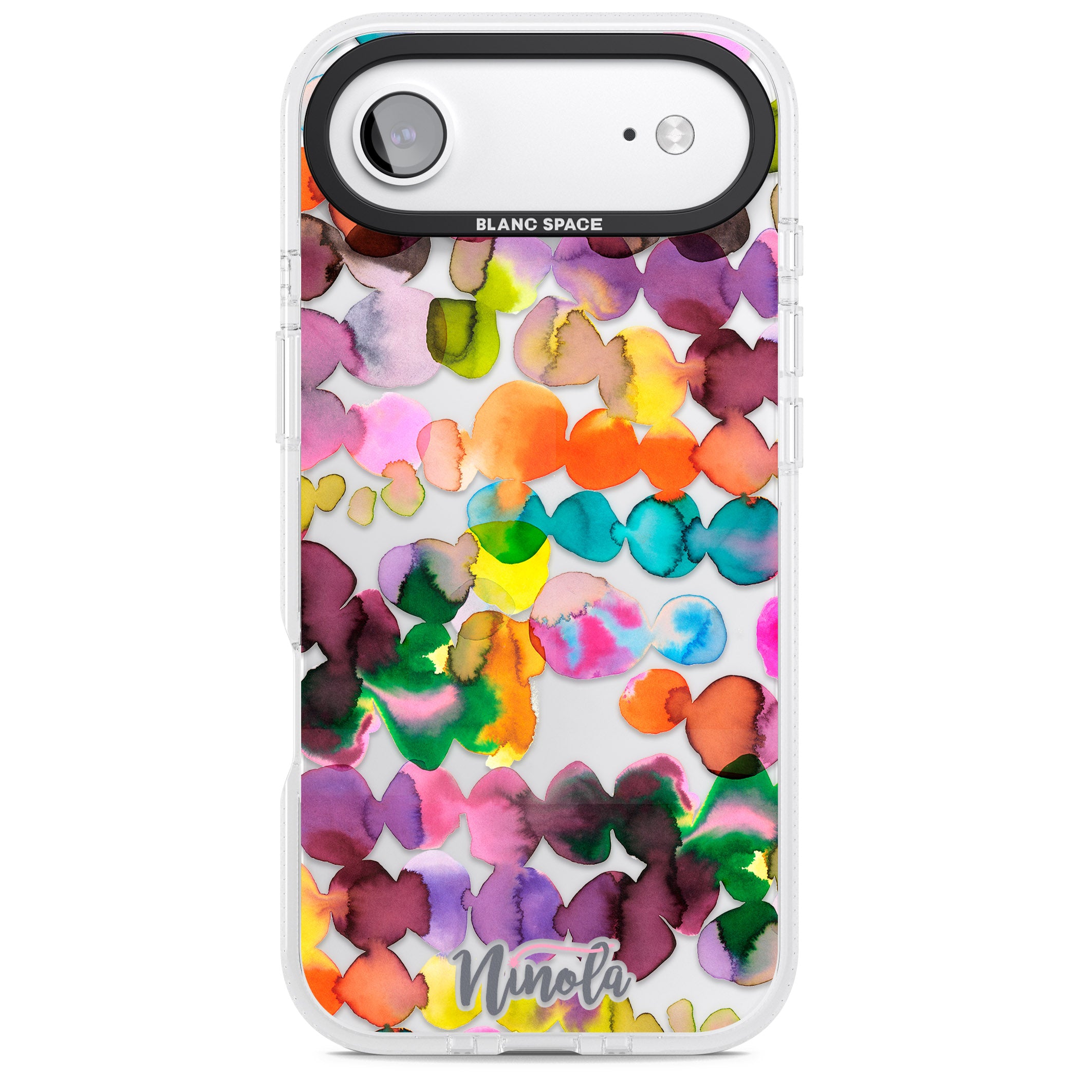 Ink Splash Hues iPhone 17 Air Impact Air Clear Phone Case