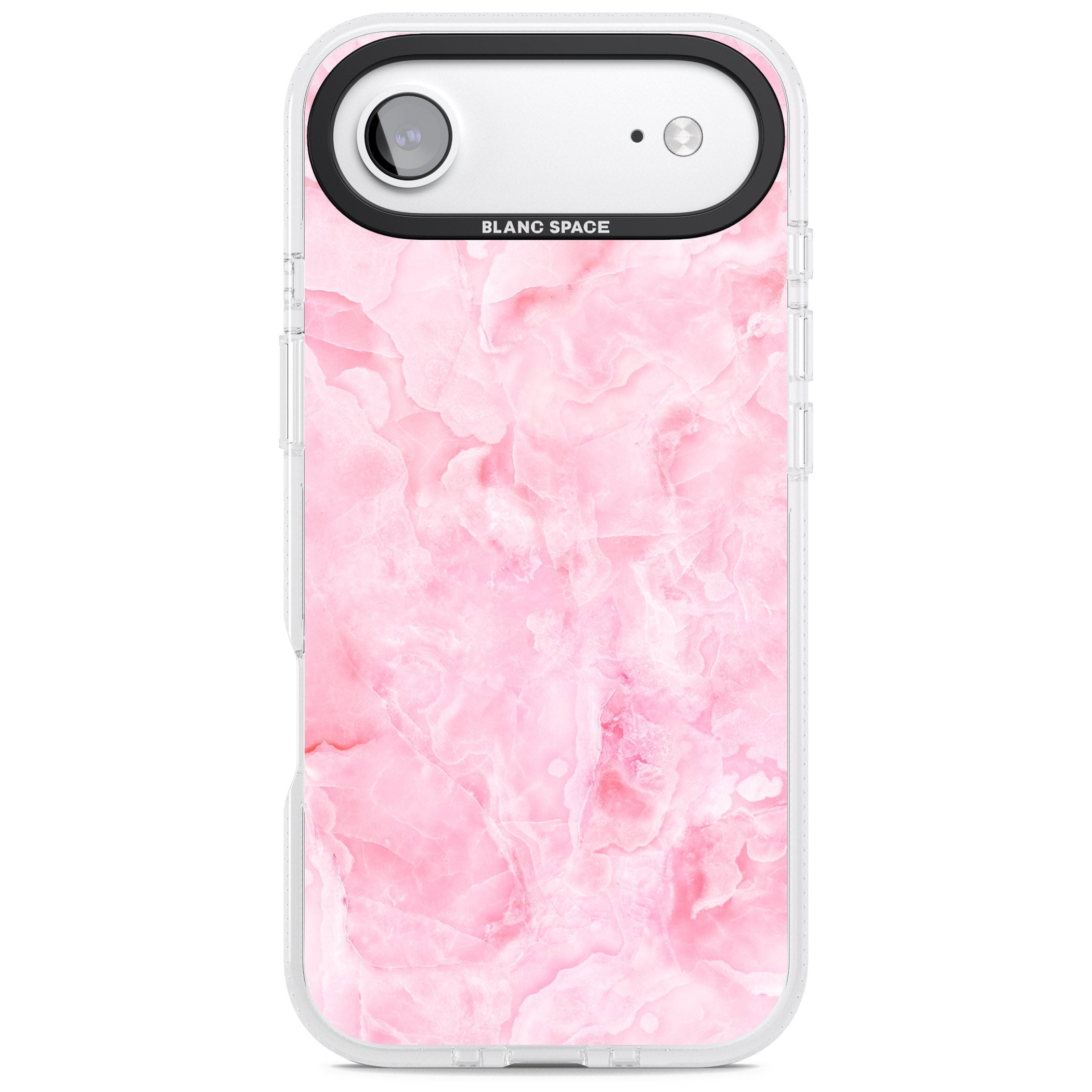 Pink Onyx Marble iPhone 17 Air Impact Air Clear Phone Case