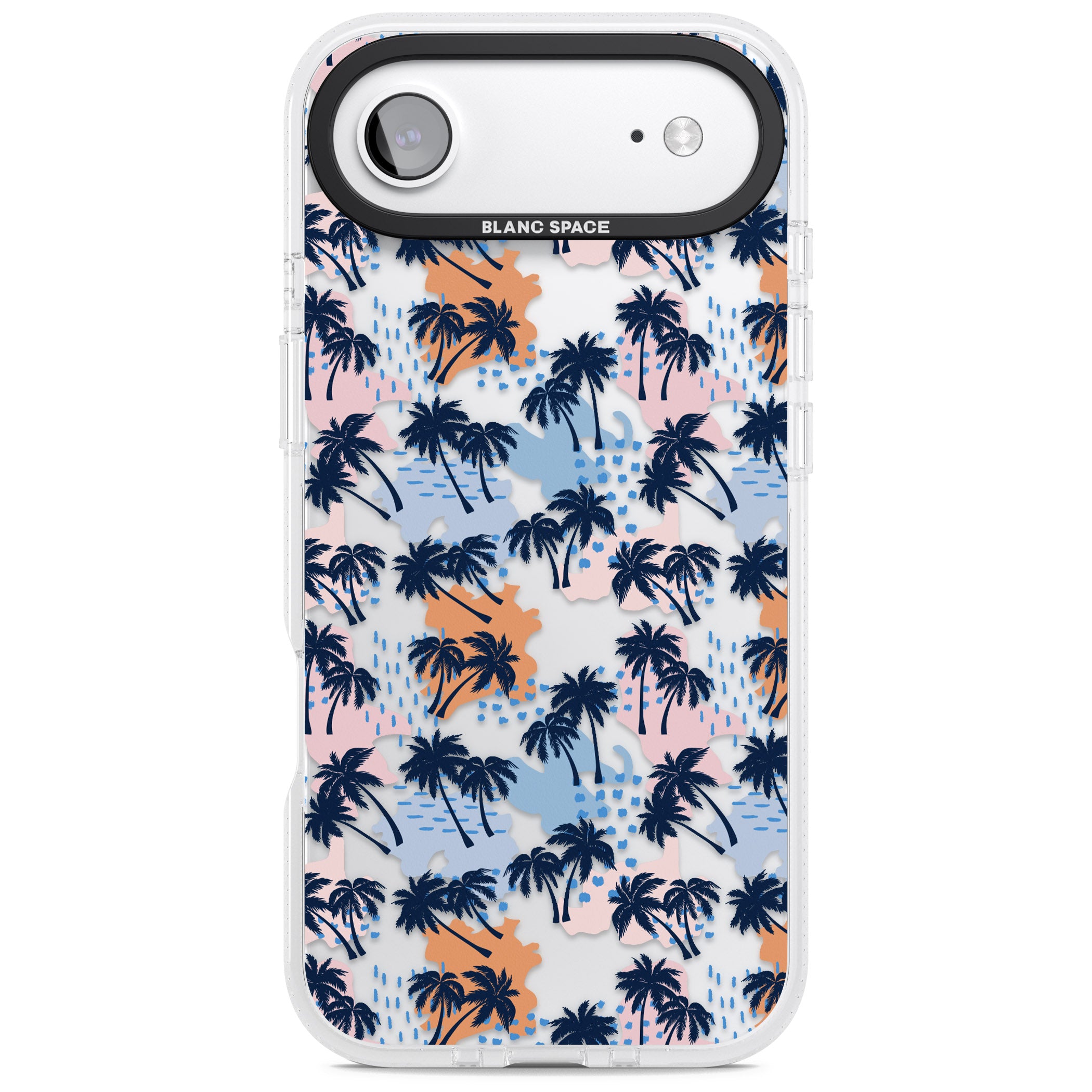 Tropical Vibes Palm Clear iPhone 17 Air Impact Air Clear Phone Case