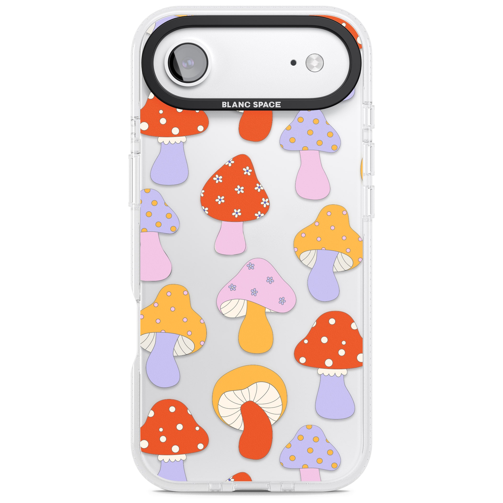 Happy Shrooms iPhone 17 Air Impact Air Clear Phone Case
