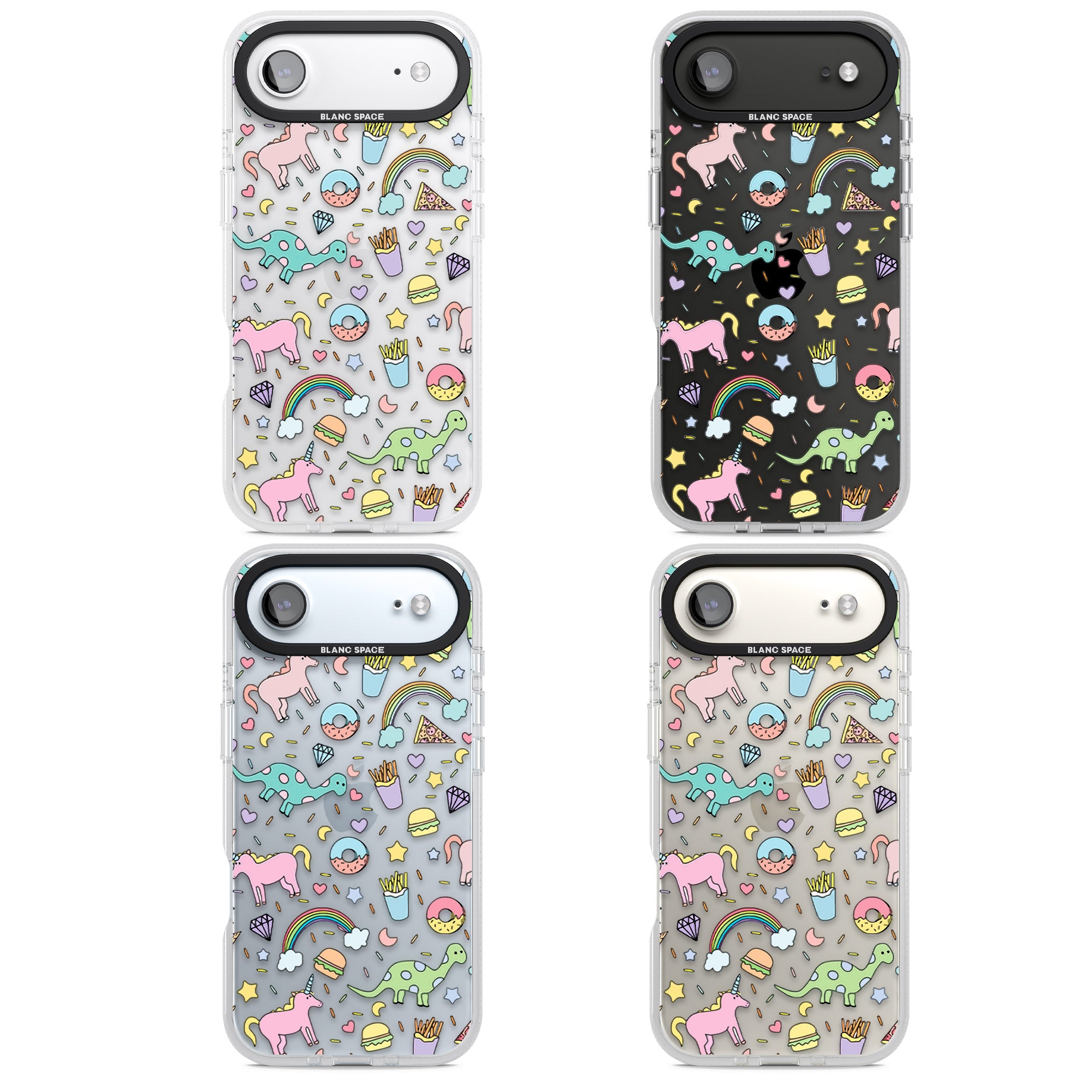 Cute Pattern iPhone 17 Air Impact Air Clear Phone Case APT Impact Protection