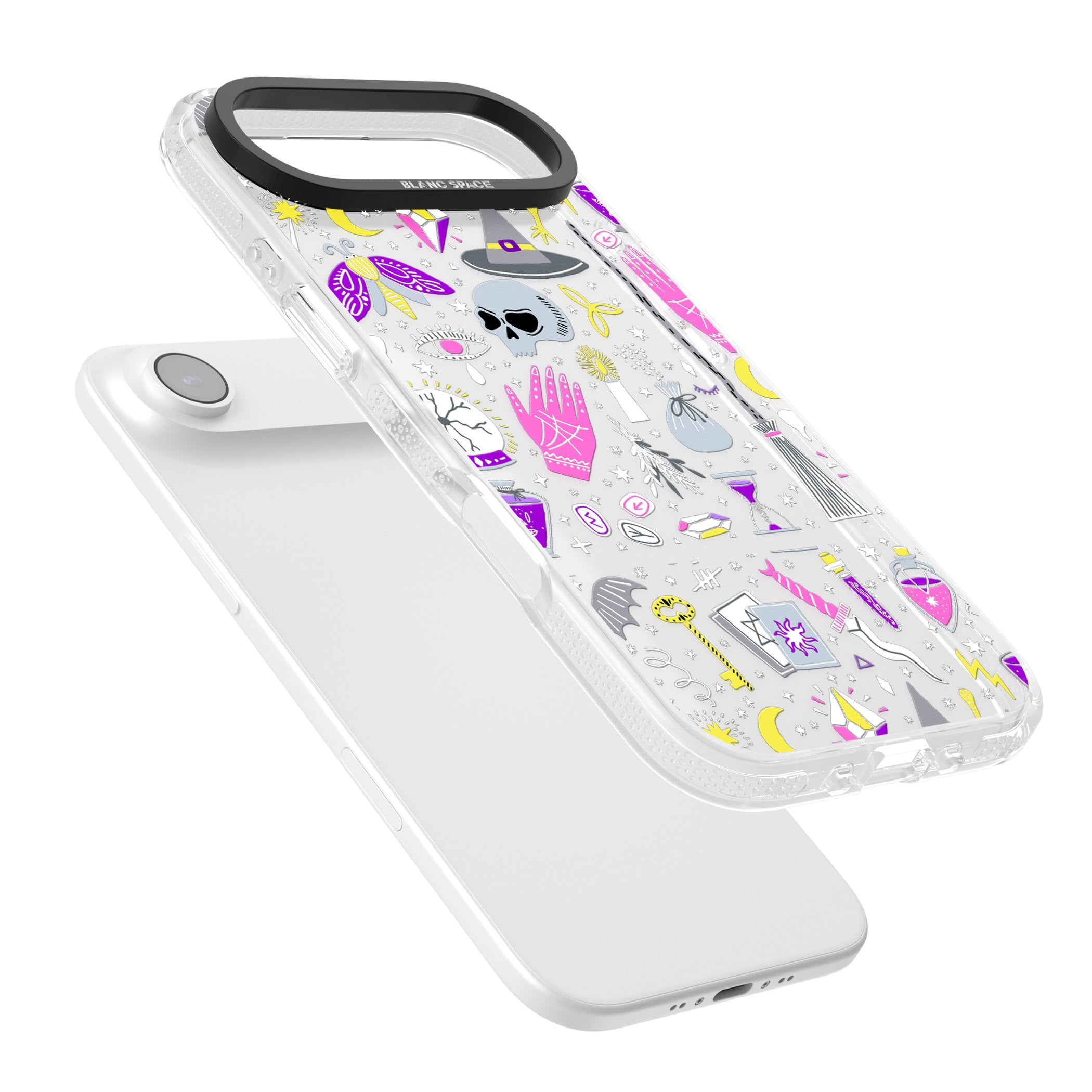 Black Magic Pattern iPhone 17 Air Impact Air Clear Phone Case Colours