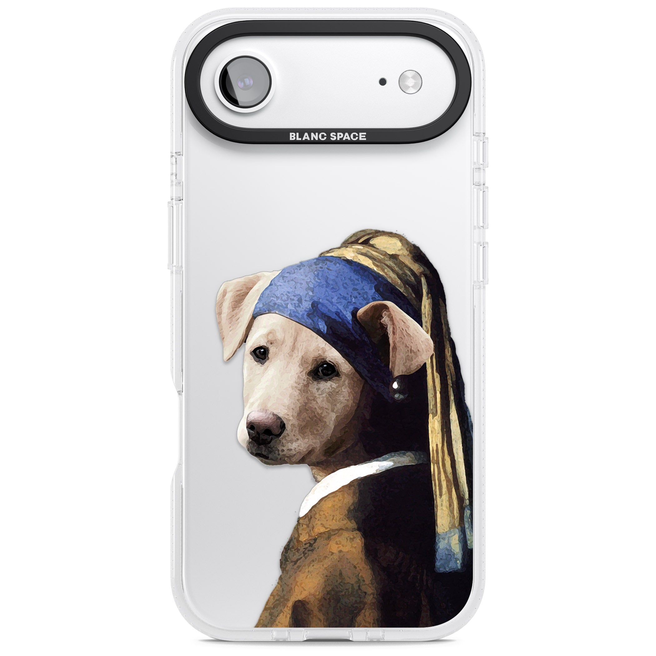 Doggo With A Pearl Earring iPhone 17 Air Impact Air Clear Phone Case